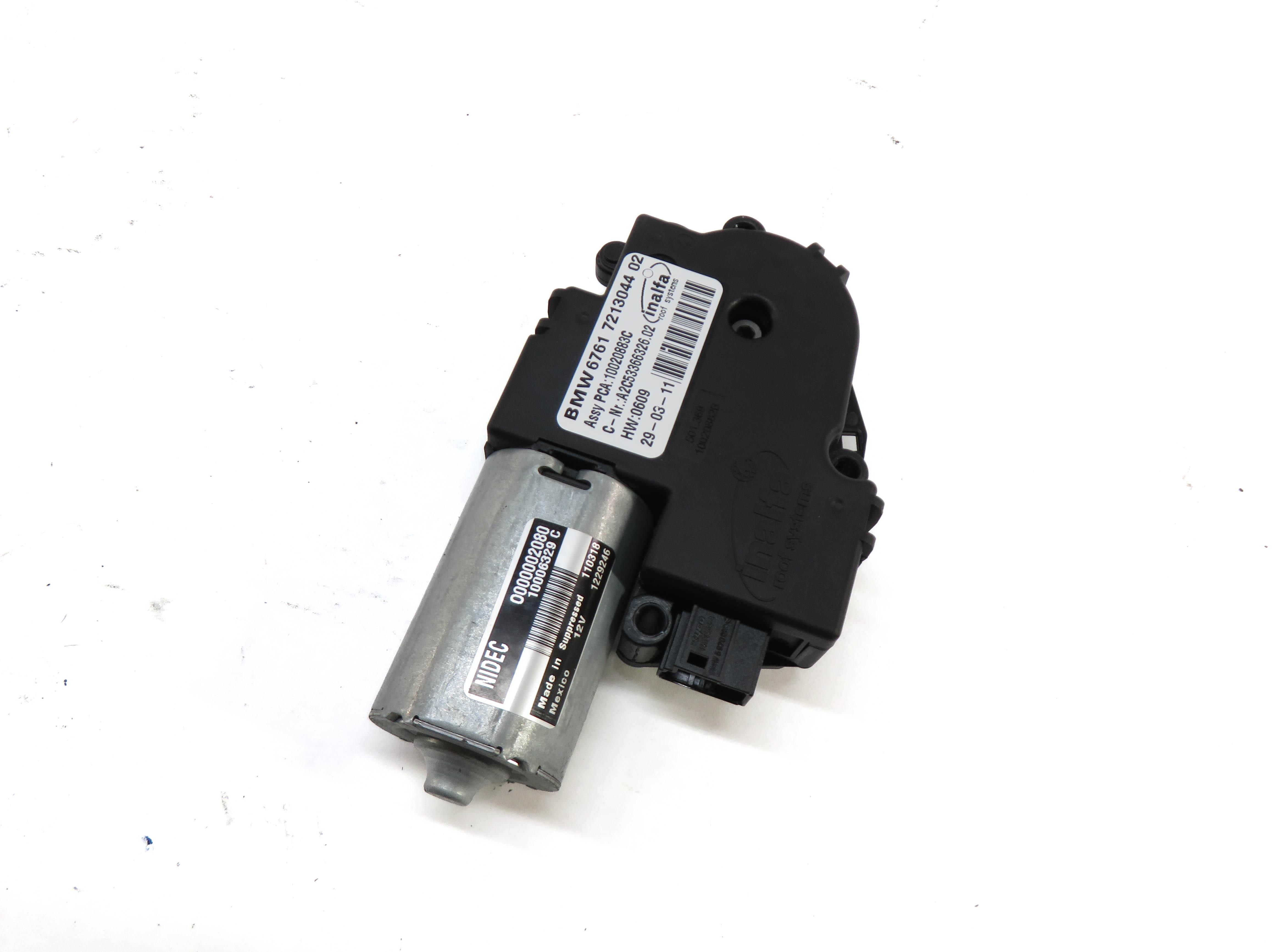 2011 BMW X3 (F25) PANORAMIC SUNROOF MOTOR SUN ROOF WINDOW MOTOR — exact item pictured