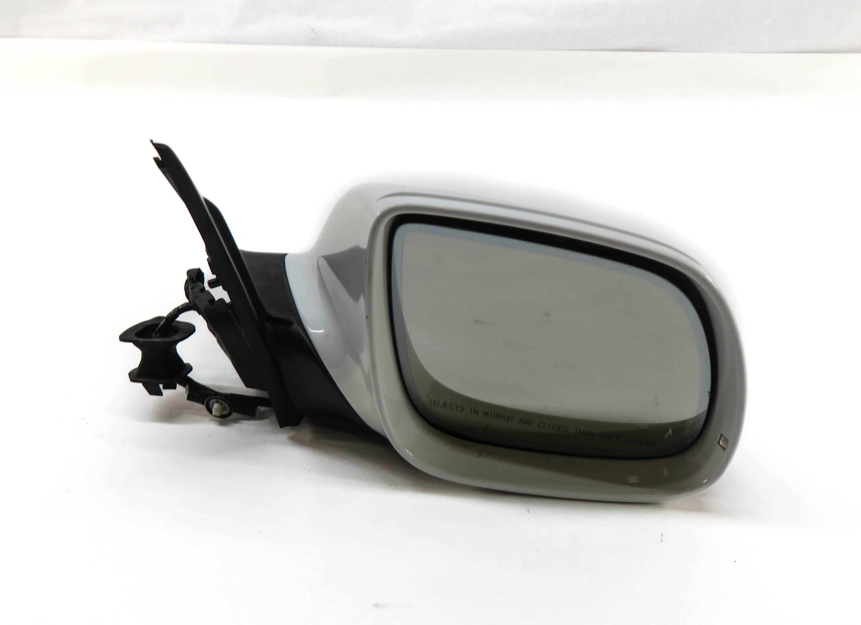 09-14 AUDI Q5 (8R) RIGHT P-FOLD HEAT AUTODIM MEMORY DOOR MIRROR w/ LIGHT (WHITE) — exact item pictured