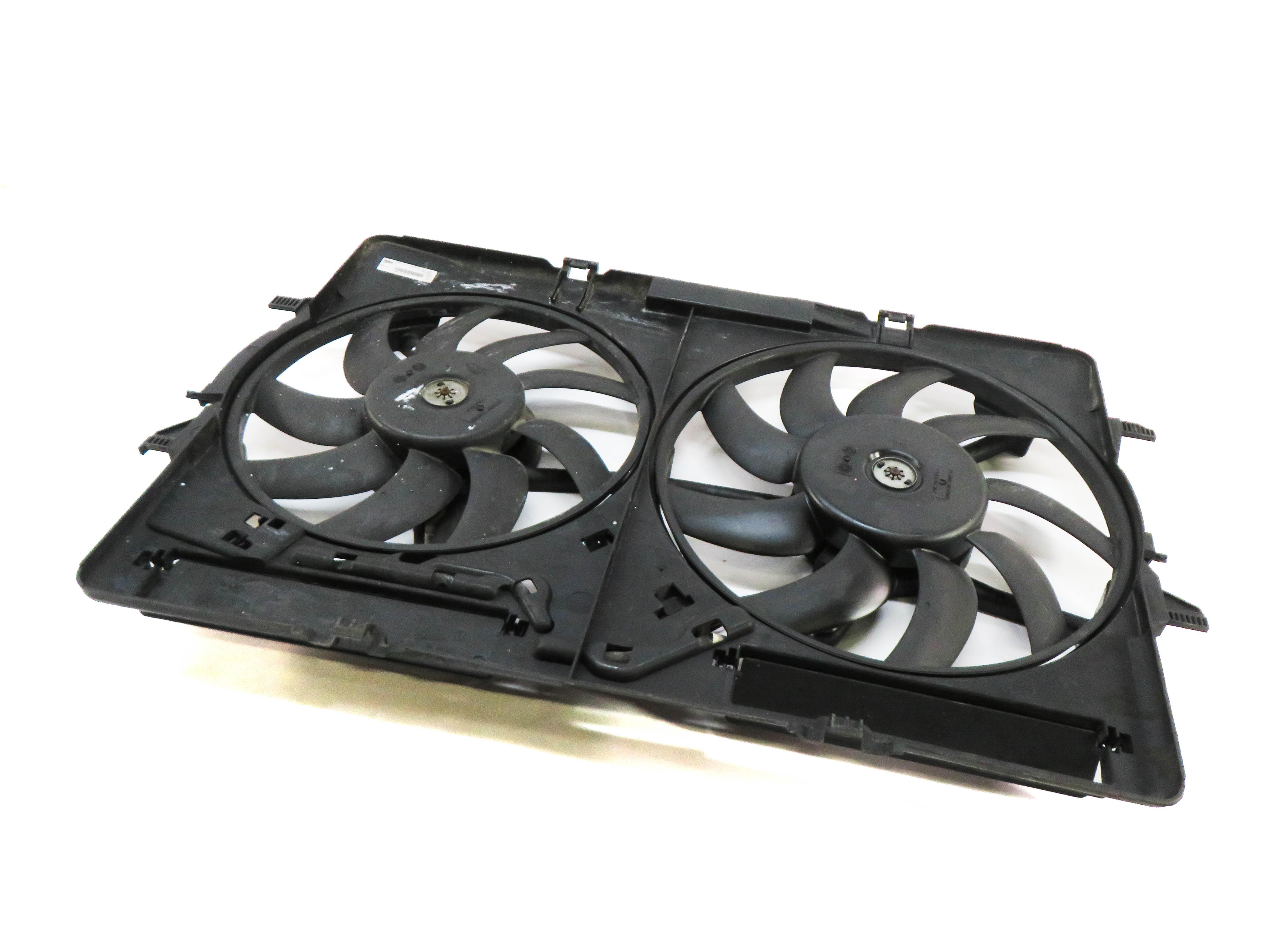 09-17 AUDI A4 A5 Q5 S4 (B8 8T 8R) 2.0L 3.0L 3.2L RADIATOR COOLING FAN w/ SHROUD — exact item pictured