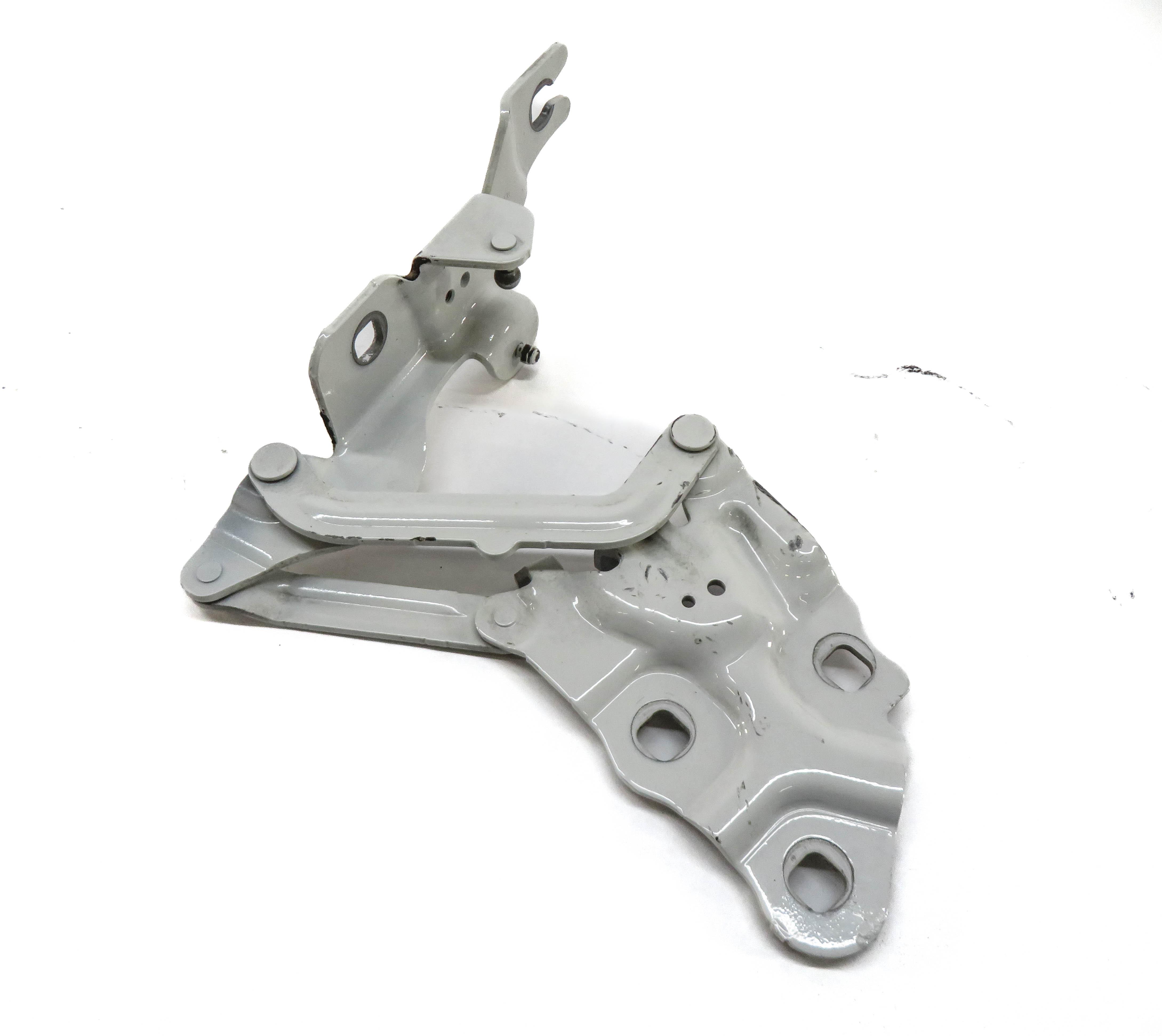 2011-2018 BMW X3 X4 (F25 F26) FRONT LEFT HOOD HNGE (ALPINE WHITE) — exact item pictured