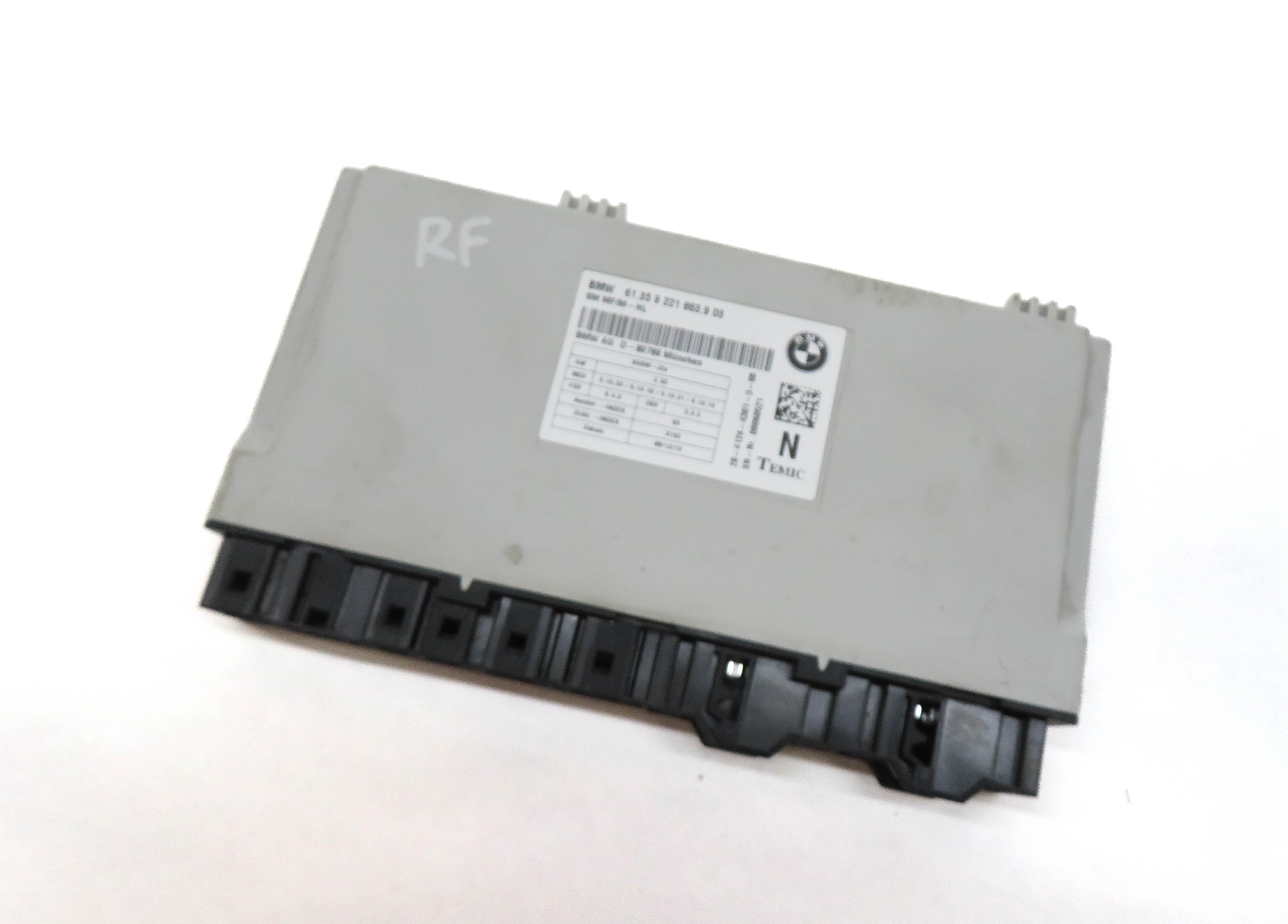 2011-2014 BMW X5 X5M X6 X6M (E70 E71) FRONT COMFORT SEAT CONTROL MODULE — exact item pictured