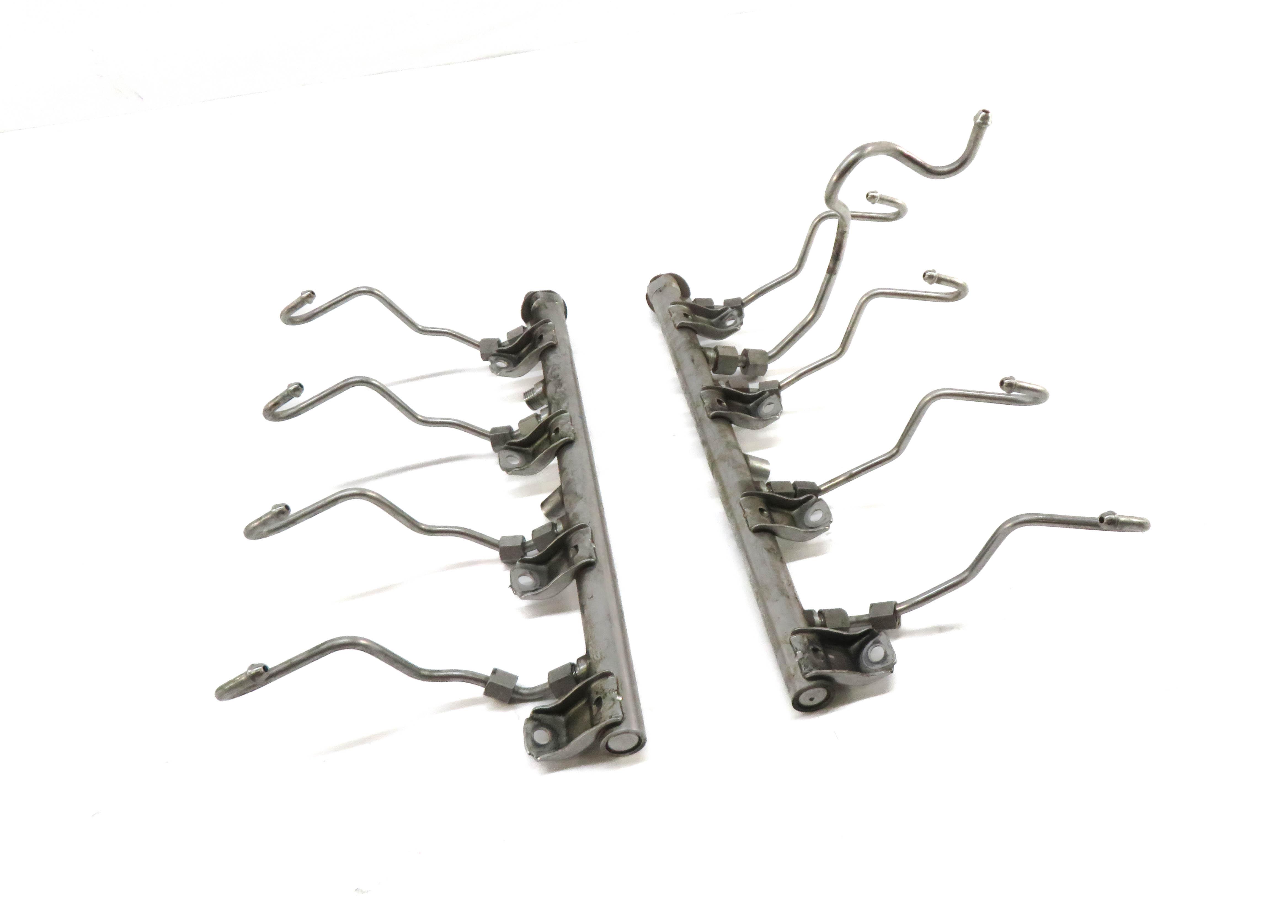 2011 BMW X5 (E70) 4.4L N63 TWIN TURBO ENGINE LEFT & RIGHT FUEL RAIL SET-2 — exact item pictured