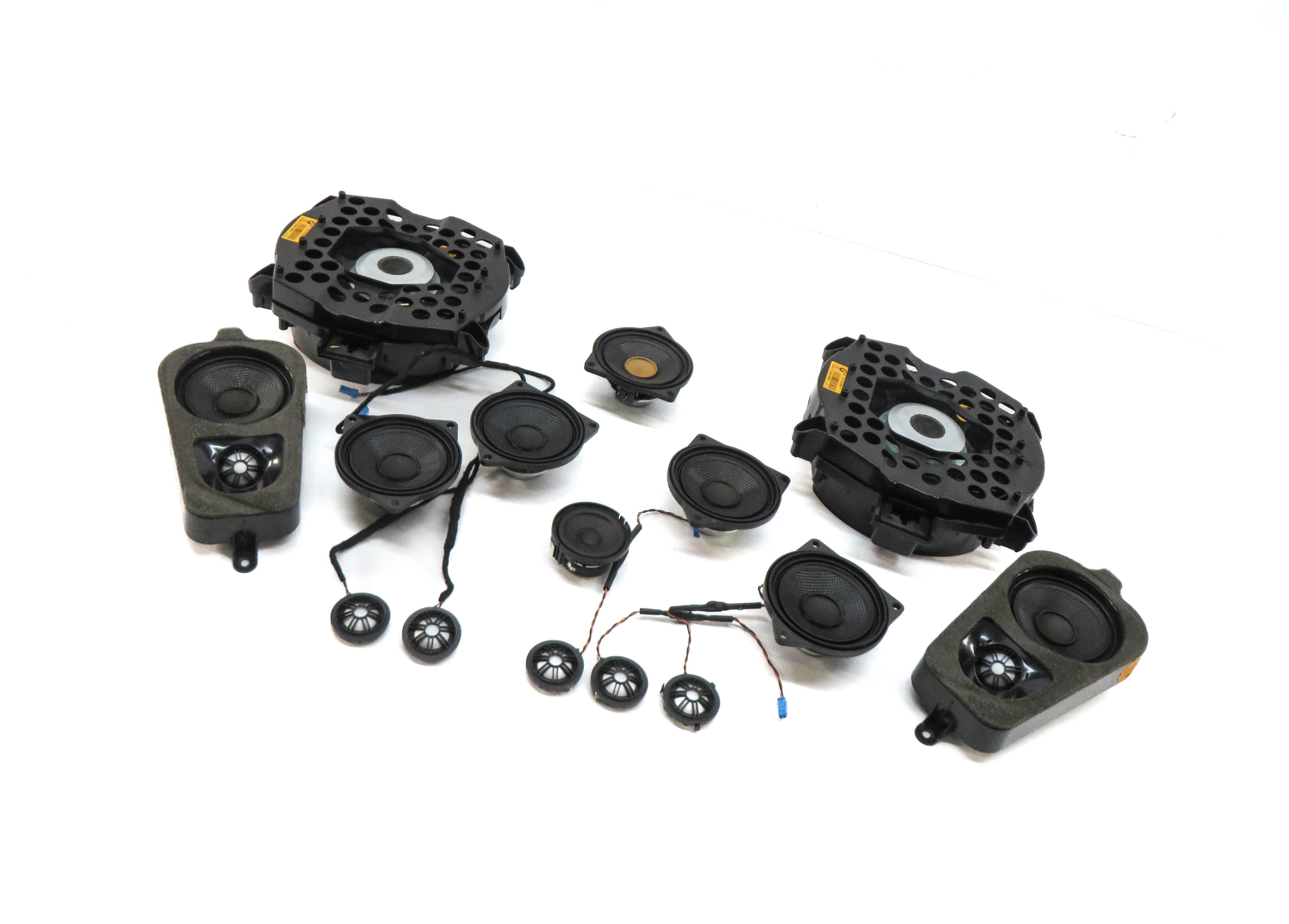 2011 BMW X5 (E70) RADIO STEREO SUB SUBWOOFER TWEETER SPEAKER SET-15 — exact item pictured