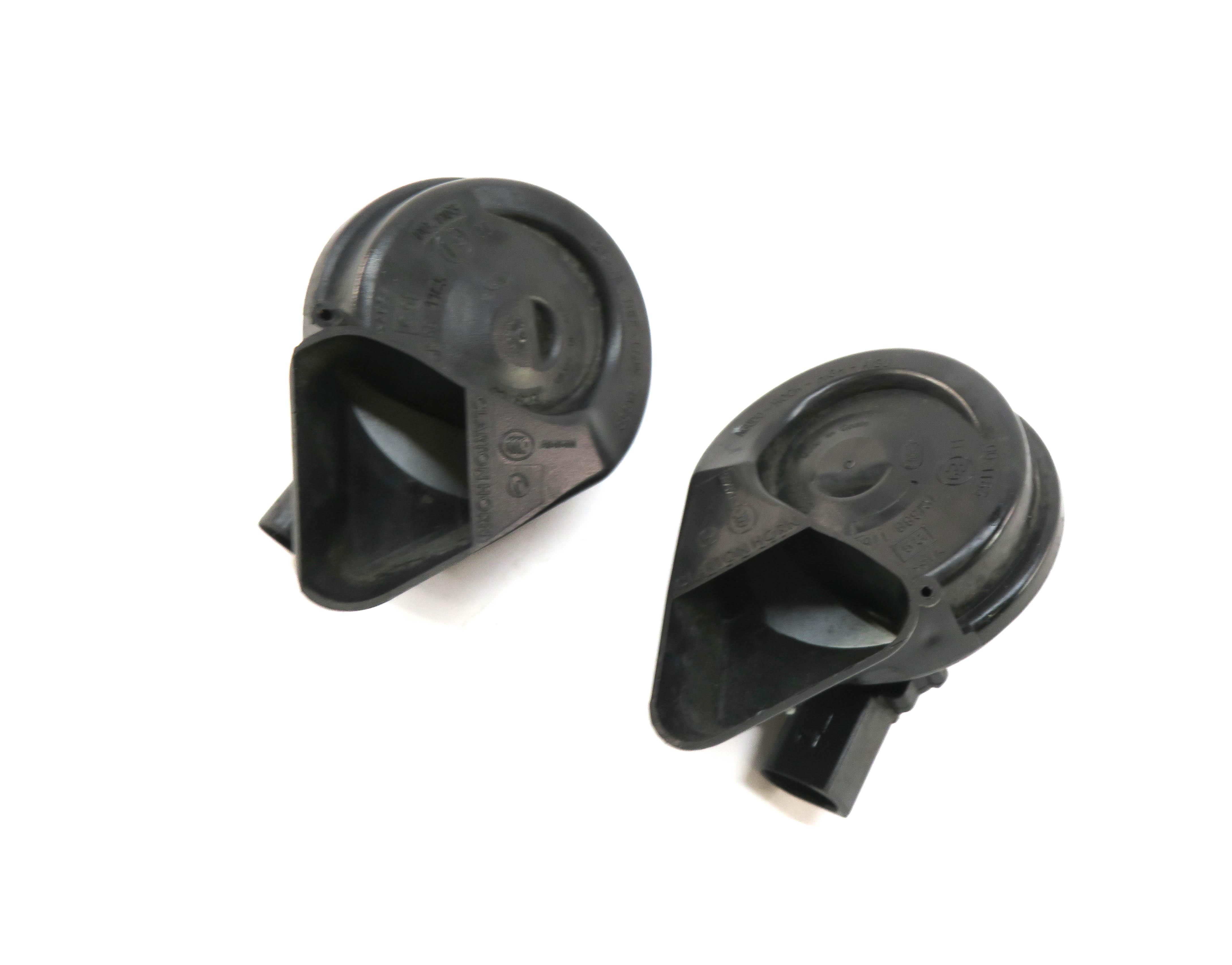 2012-2020 AUDI A6 S6 A7 S7 RS7 A8 S8 (C7 D4) HIGH & LOW TONE SAFETY HORN SET-2 — exact item pictured