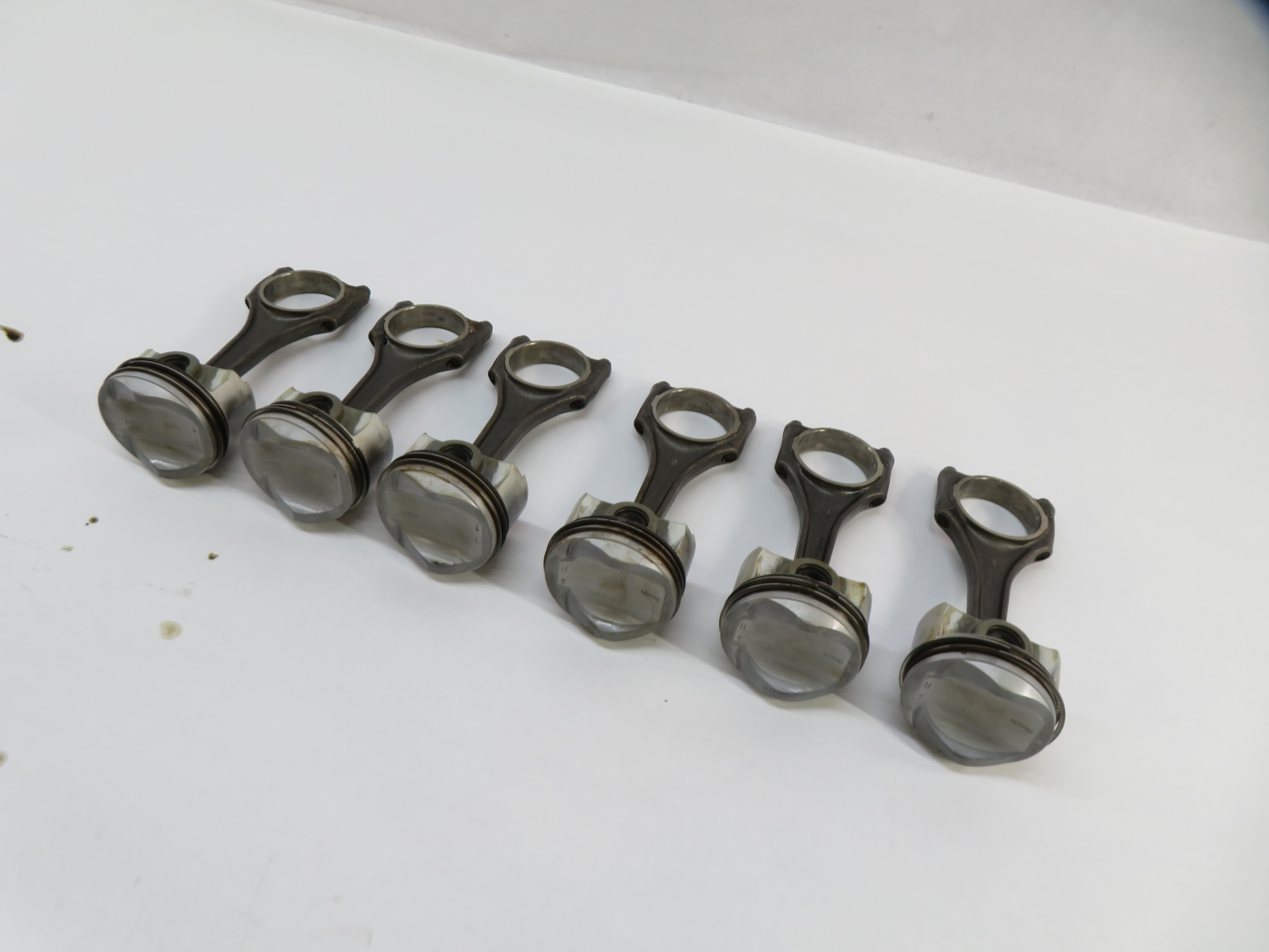 09-17 AUDI A6 A7 A8 Q5 Q7 S4 S6 Q5 TOUAREG - 3.0L SUPERCHARGED ENGINE PISTON SET — exact item pictured