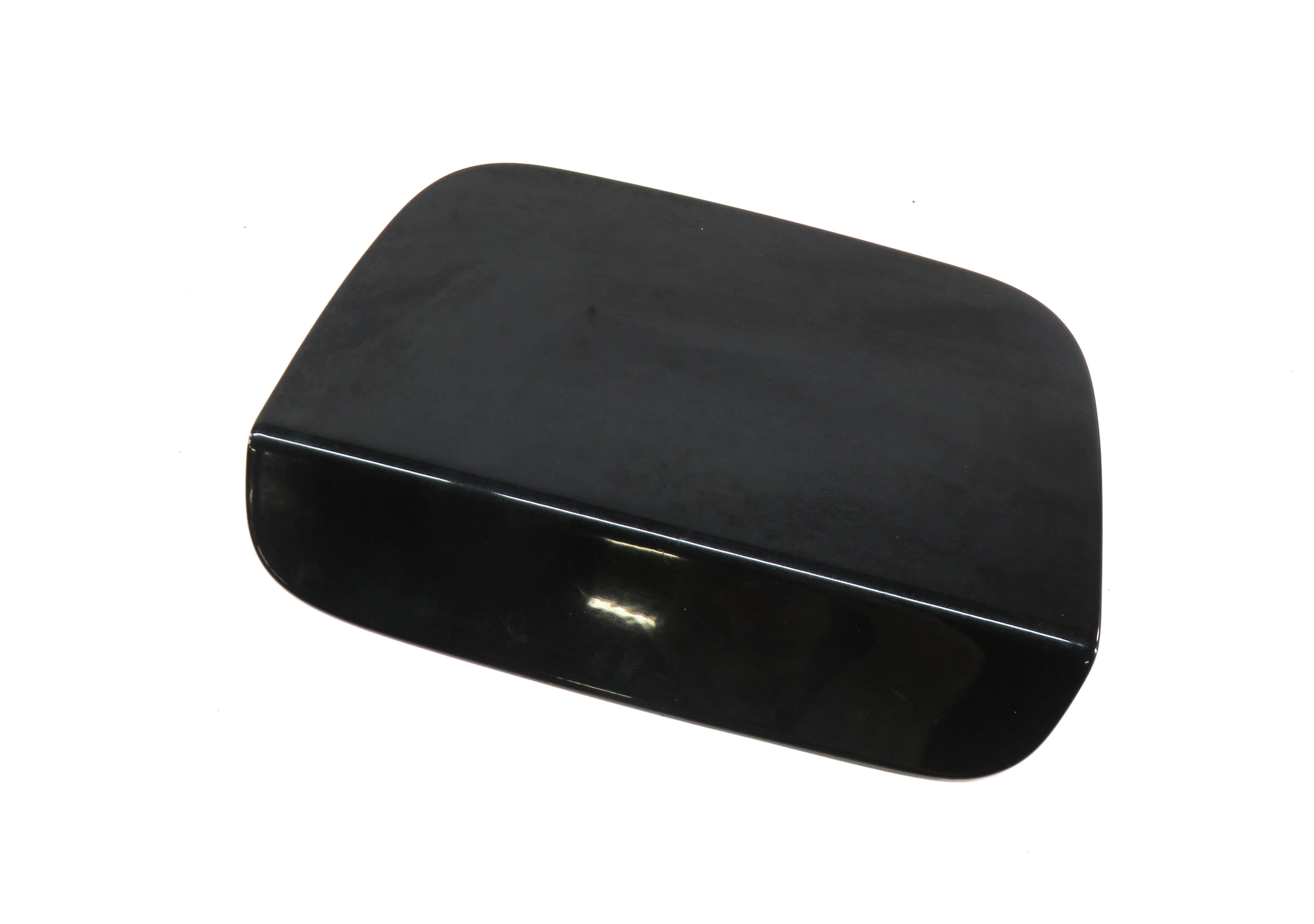 2007-2013 BMW 328i 335i M3 (E92) COUPE - FUEL TANK DOOR LID COVER TRIM (BLACK) — exact item pictured