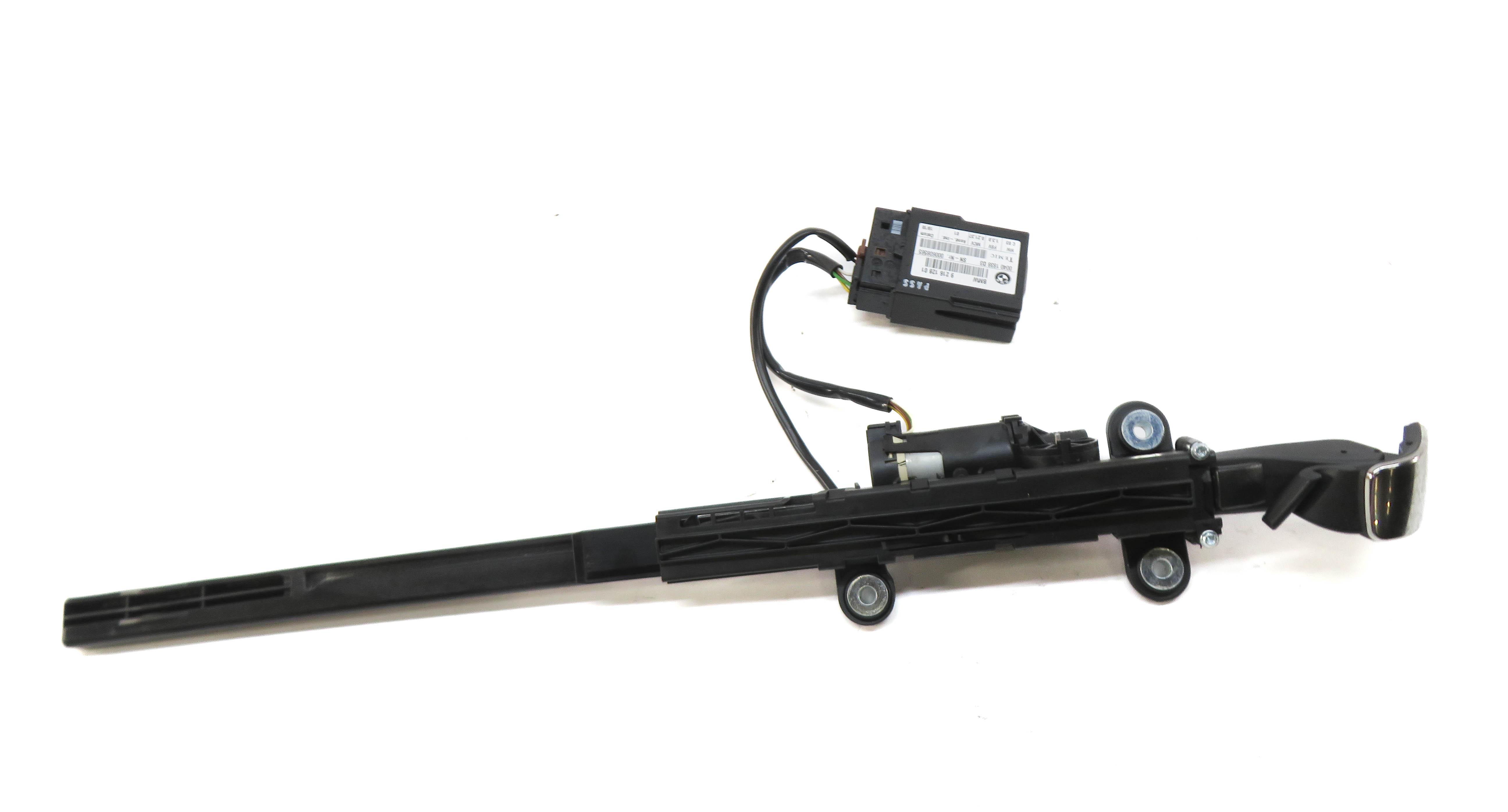2011 BMW 335i (E92) COUPE - RIGHT PASSENGER SEATBELT HANDOVER ARM w/ MODULE — exact item pictured