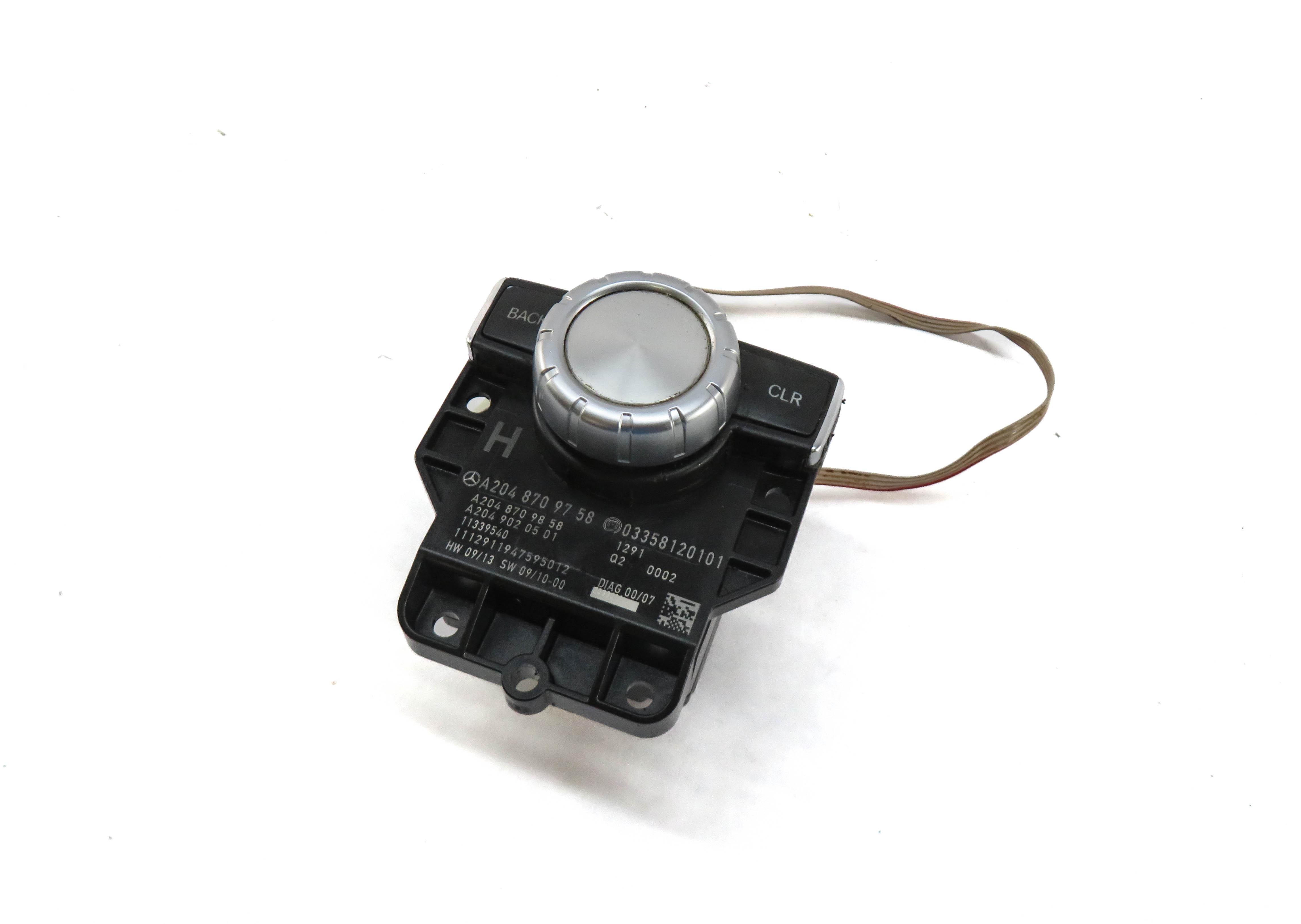 2012-2015 MERCEDES C E GLK (W204 W212 X204) RADIO NAVIGATION COMMAND SWITCH KNOB — exact item pictured