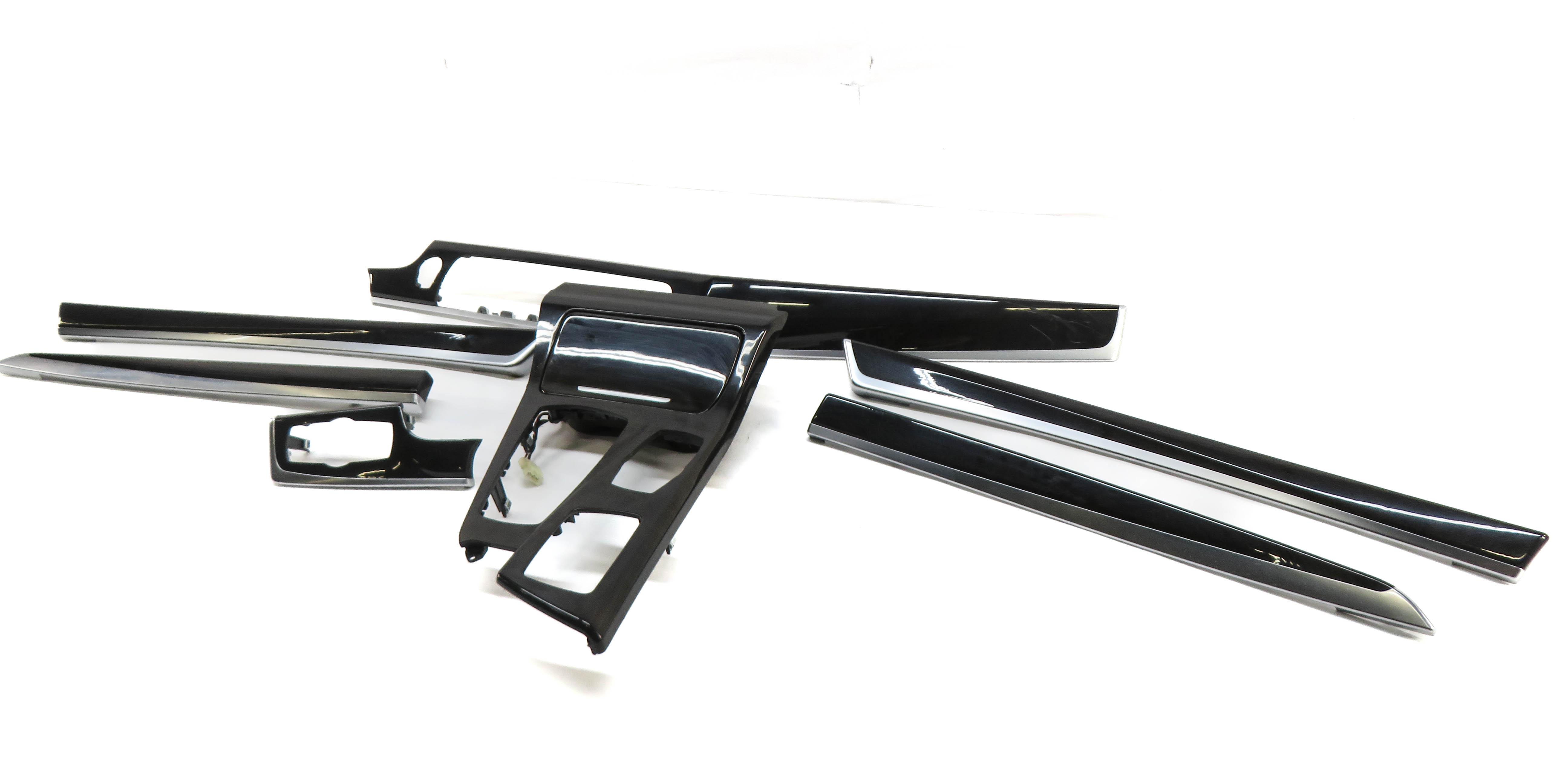 2016 BMW 535i (F10) DASH DOOR CONSOLE INTERIOR TRIM PANEL SET (FINE ASH WOOD) — exact item pictured