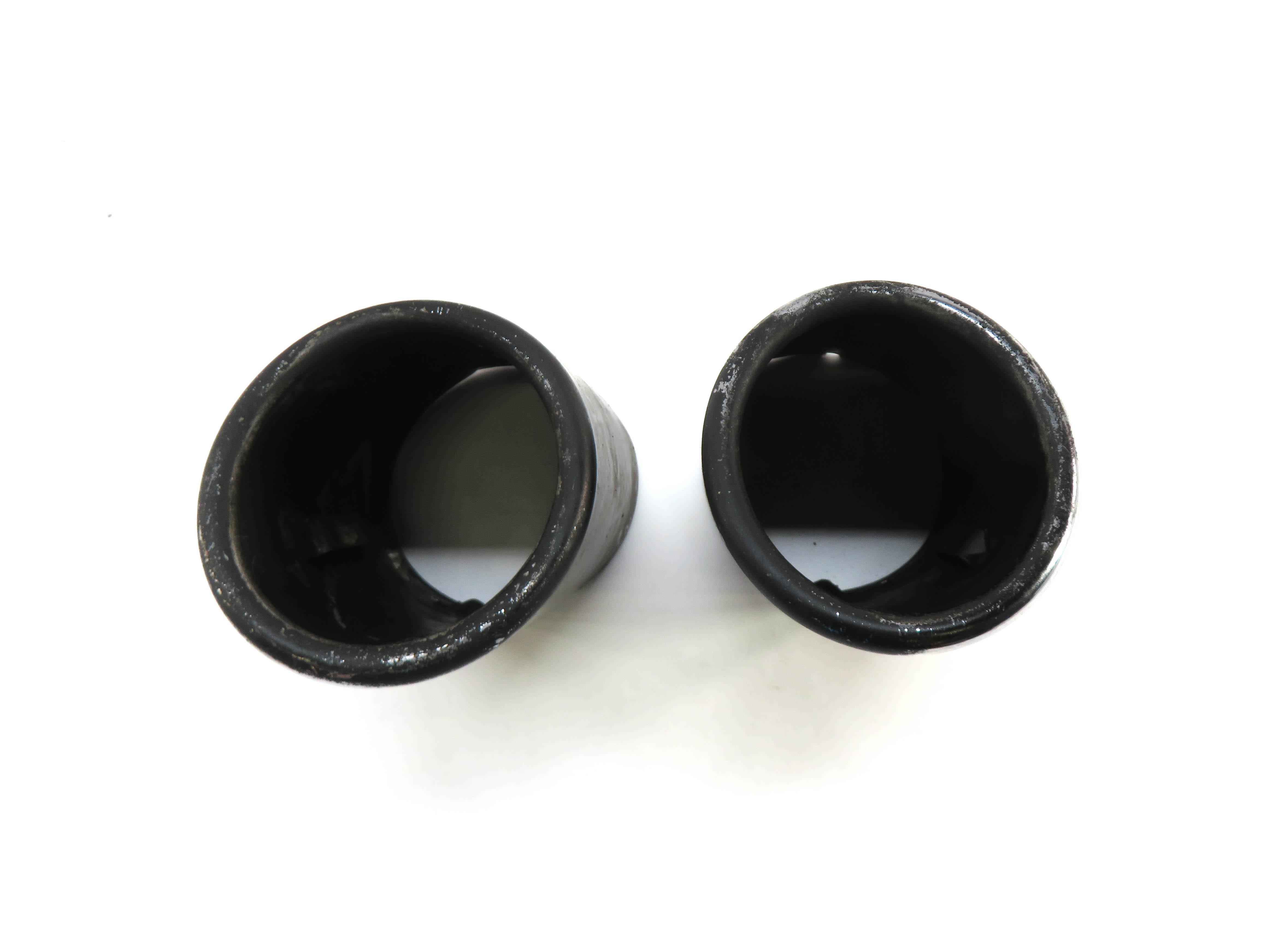 2011-2016 BMW 535i ACTIVE HYBRID 5 (F10) MUFFLER PIPE TRIM EXHAUST TIP SET-2 — exact item pictured