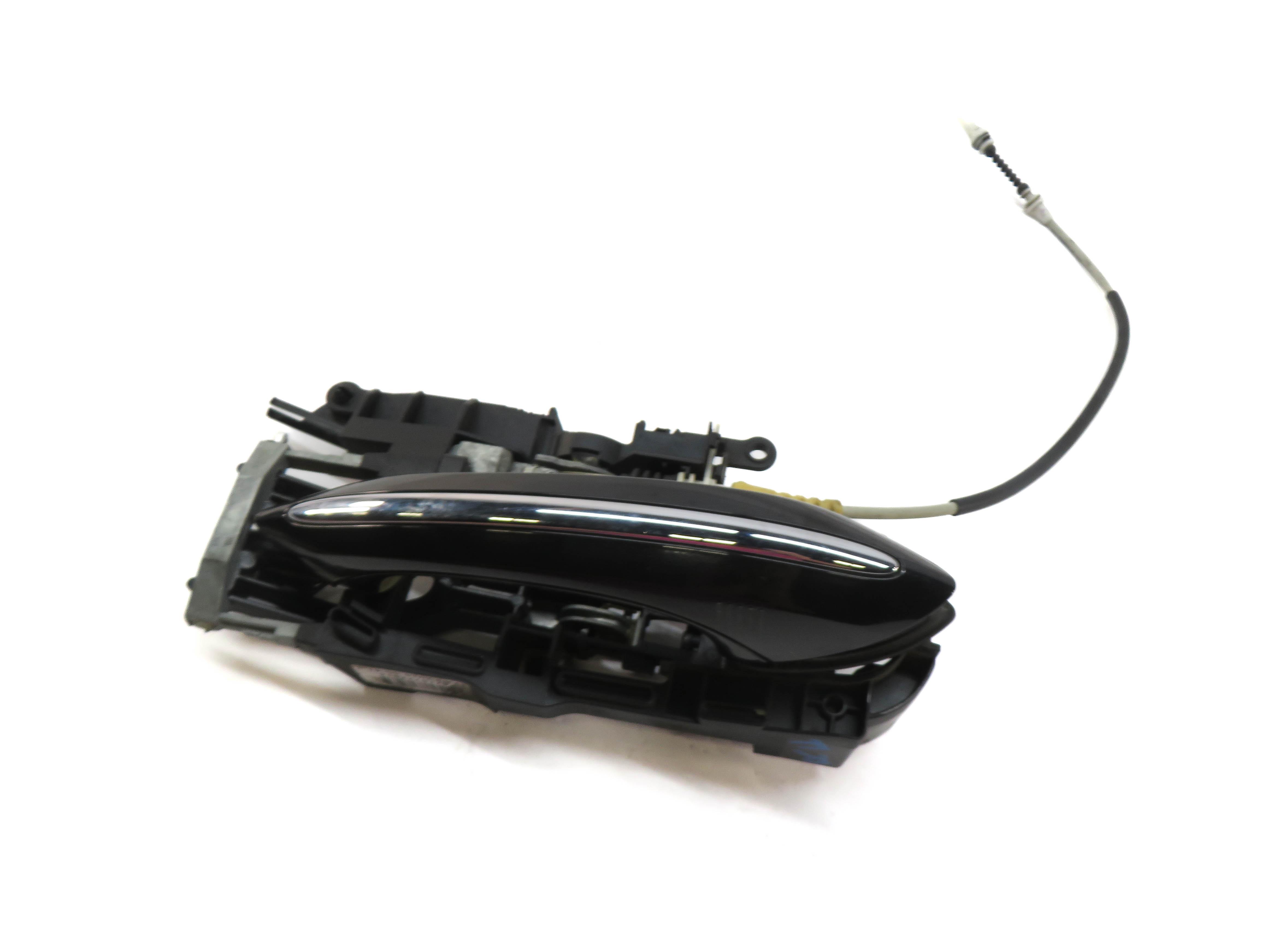 09-19 BMW 5 6 7 SERIES (F01 F10 F12) RIGHT FRONT COMFORT DOOR HANDLE (BLACK) — exact item pictured