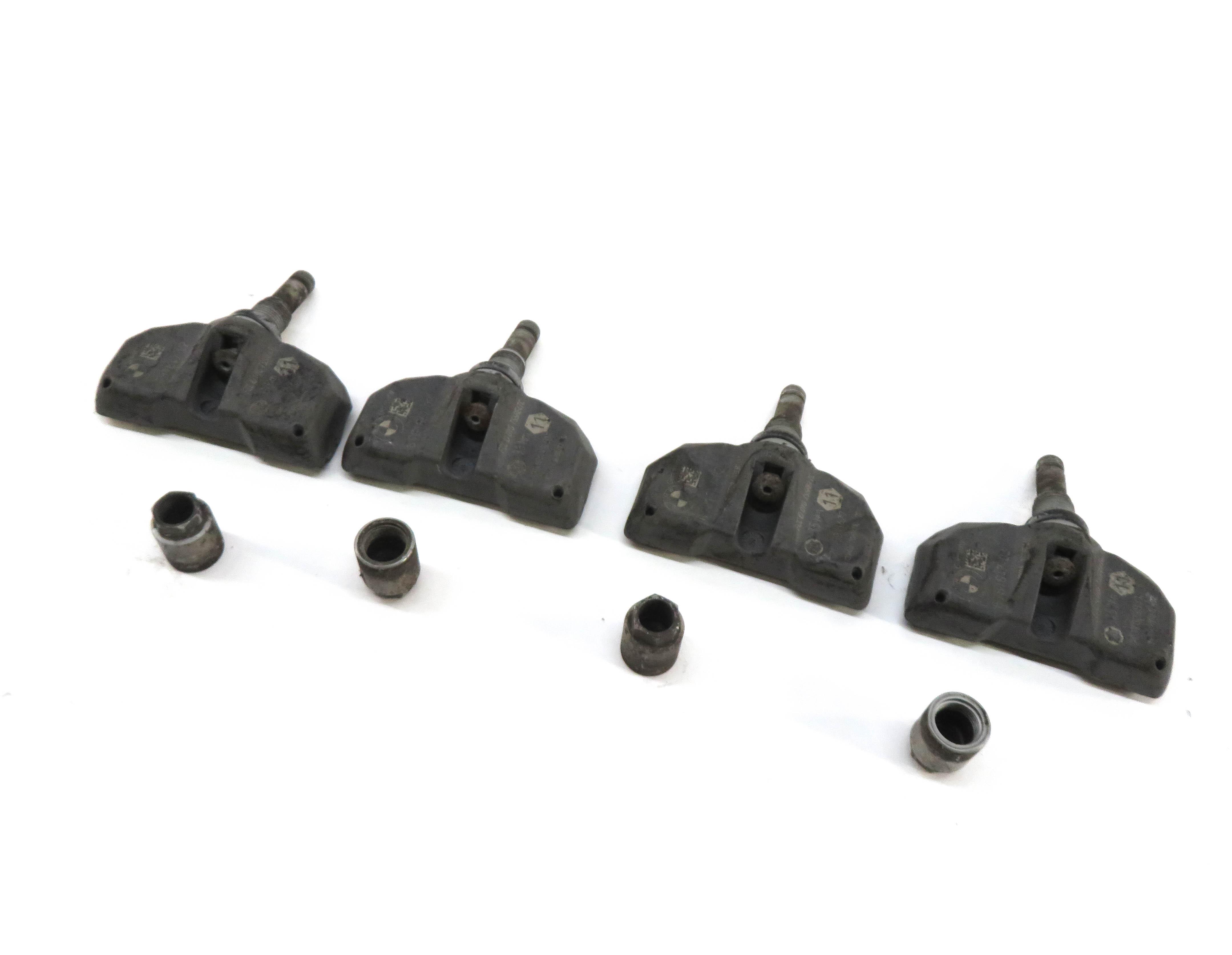 2011 BMW X5 (E70) TPMS TIRE AIR PRESSURE SENSOR SET-4 — exact item pictured