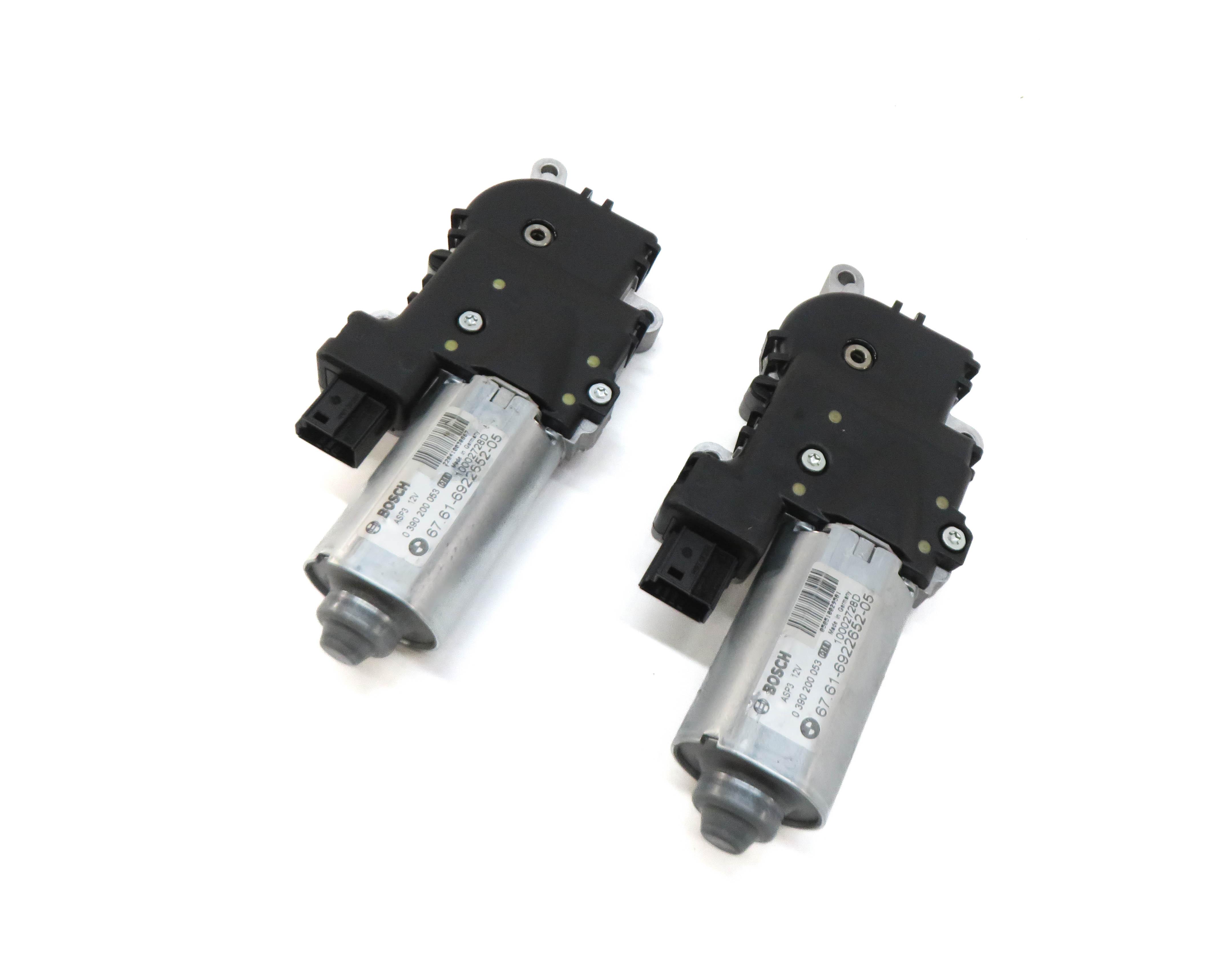 2004-2013 BMW X5 (E53 E70) PANORAMIC SUN ROOF SUNROOF WINDOW MOTOR SET-2 — exact item pictured