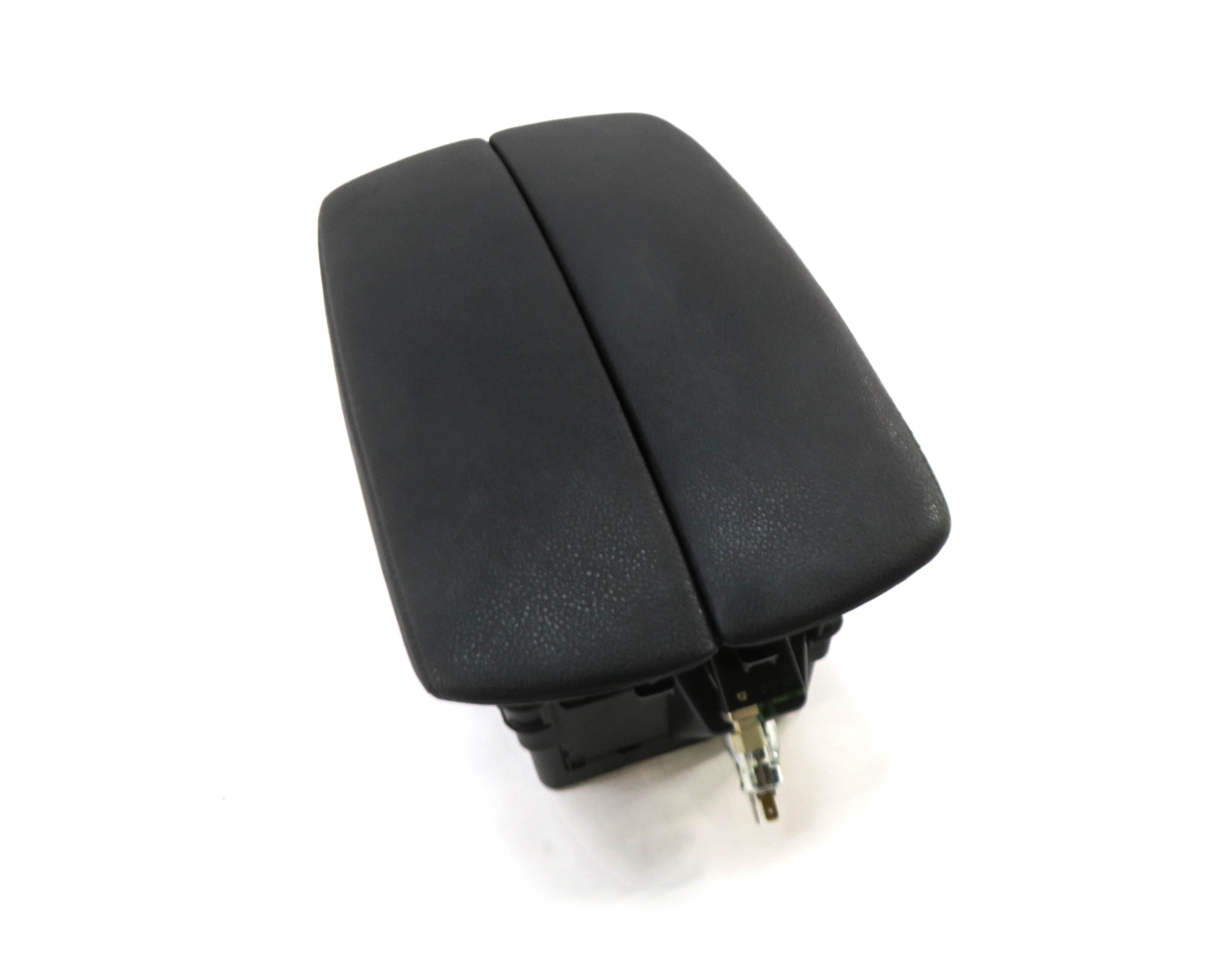2010-2013 BMW X5 X5M (E70) FRONT CENTER CONSOLE STORAGE BOX ARM REST (BLACK) — exact item pictured