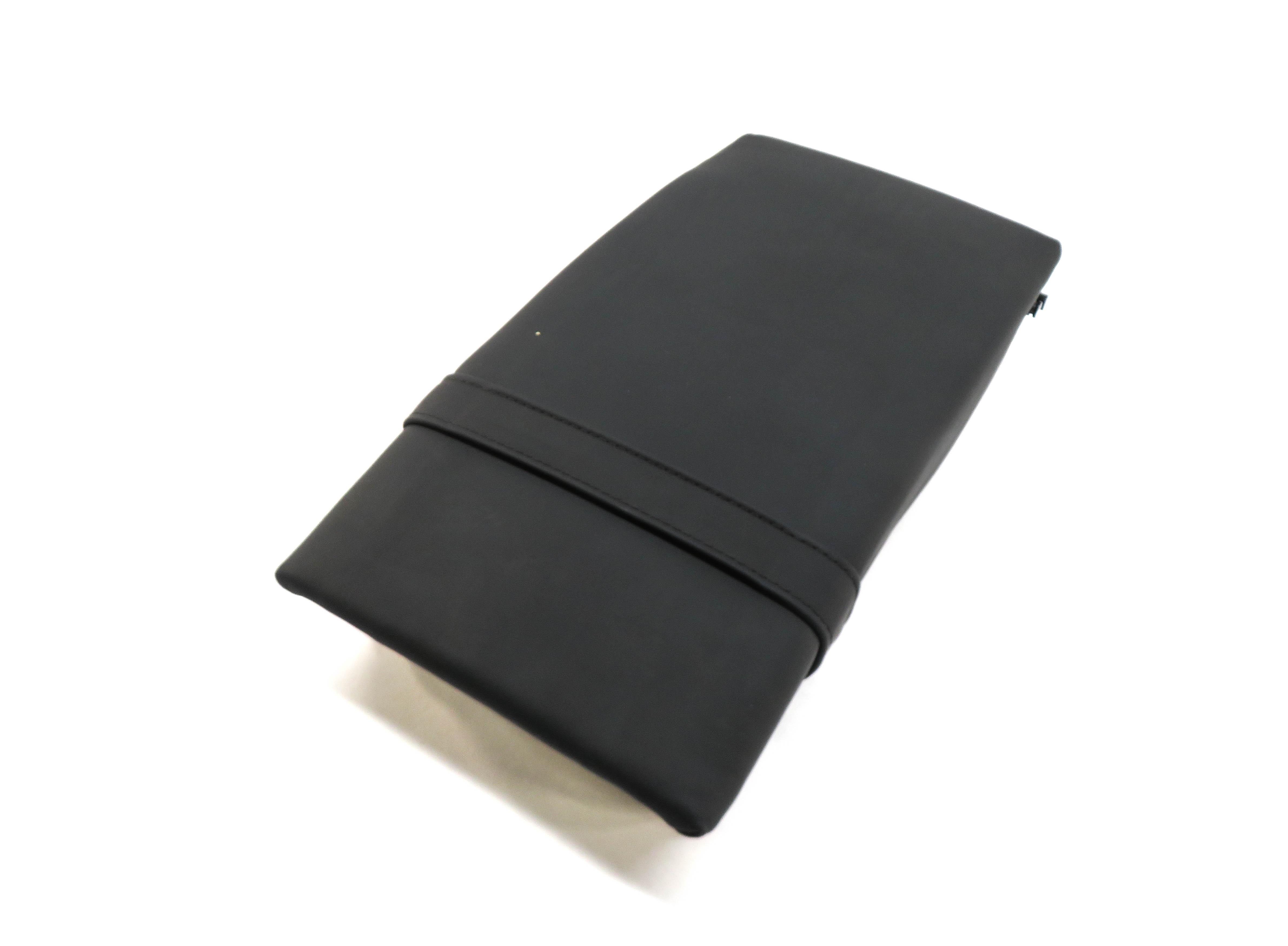 2017 MERCEDES CLS63 AMG (W218) REAR CENTER CONSOLE CUP HOLDER ARMREST (BLACK) — exact item pictured