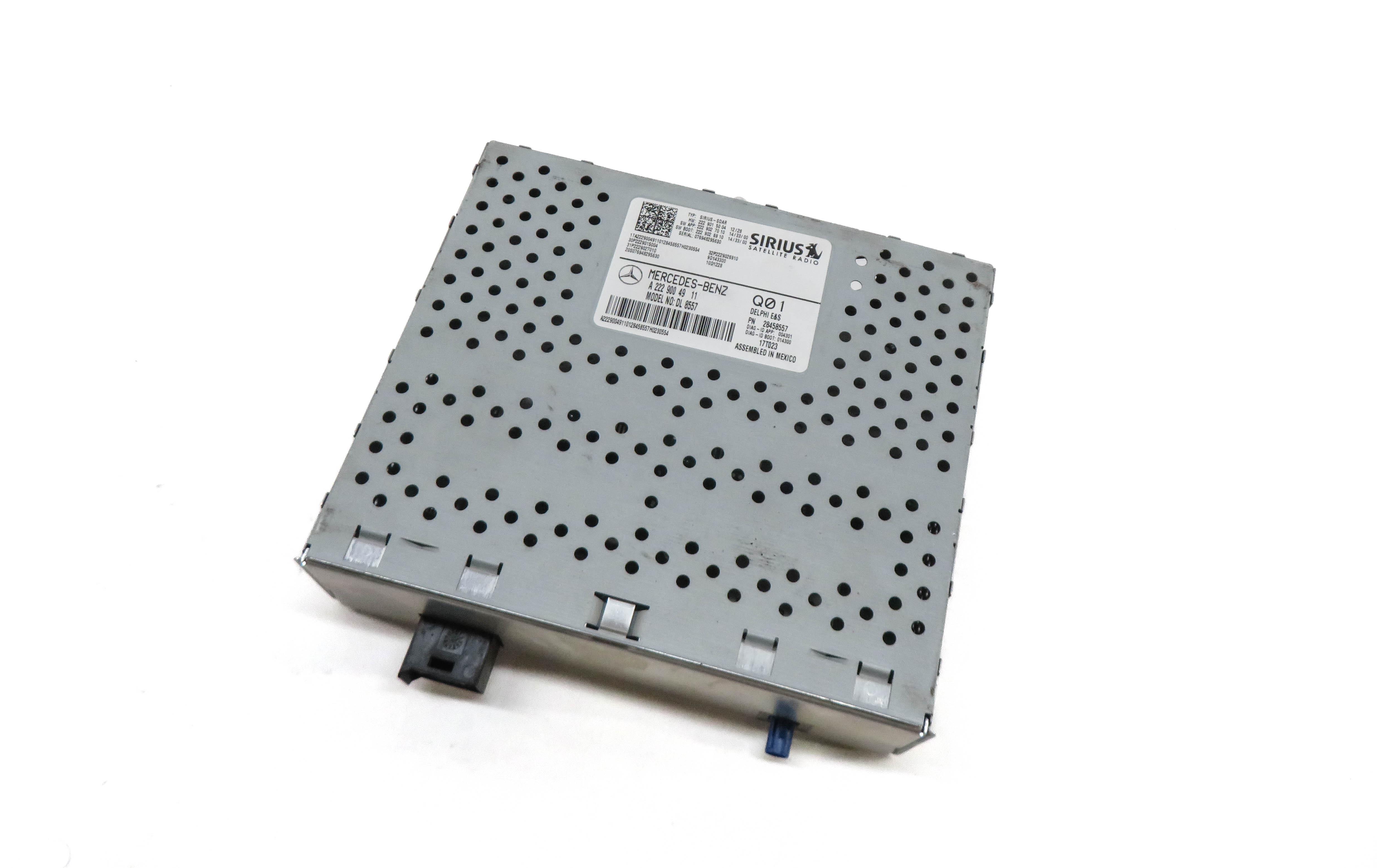 13-20 MERCEDES B CLA E GL GLA GLE (C117 X156 X166) SIRUIS SATELLITE RADIO MODULE — exact item pictured