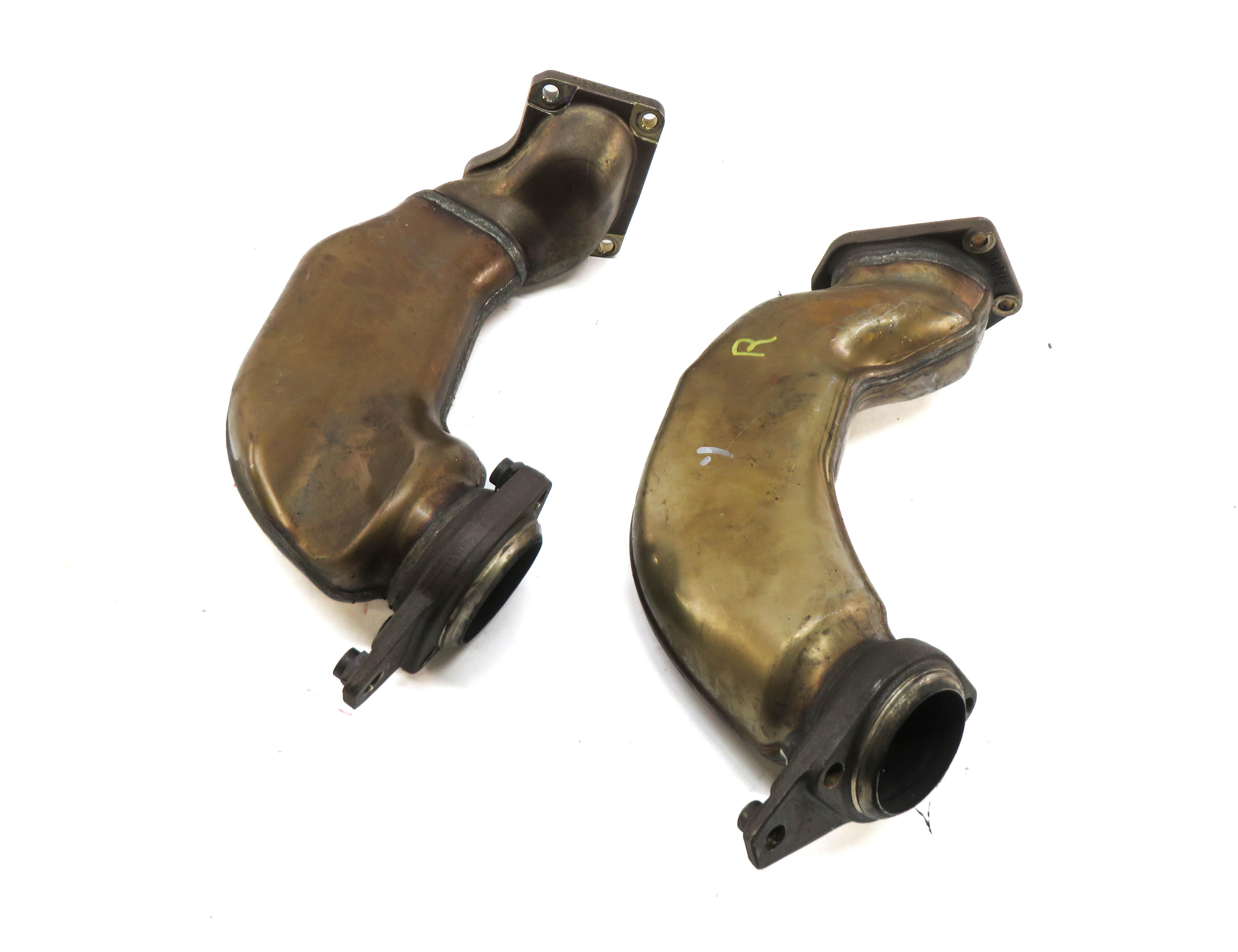 2017 MERCEDES CLS63 AMG (W218) 5.5L M157 TWIN TURBO ENGINE EXHAUST MANIFOLD SET — exact item pictured
