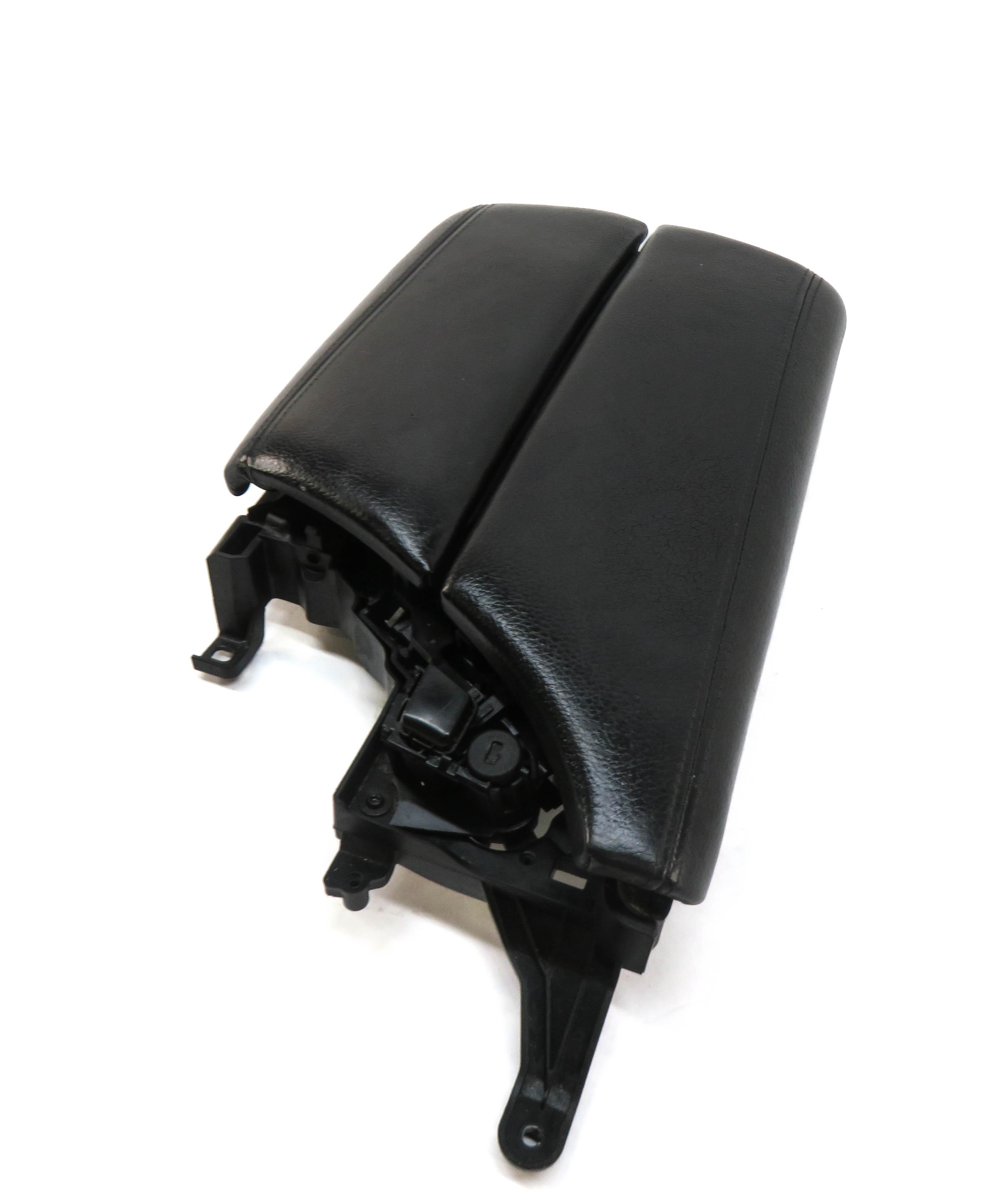 12-16 BMW 528i 535i 550i (F10) FRONT CENTER CONSOLE ARM REST COMPARTMENT (BLACK) — exact item pictured