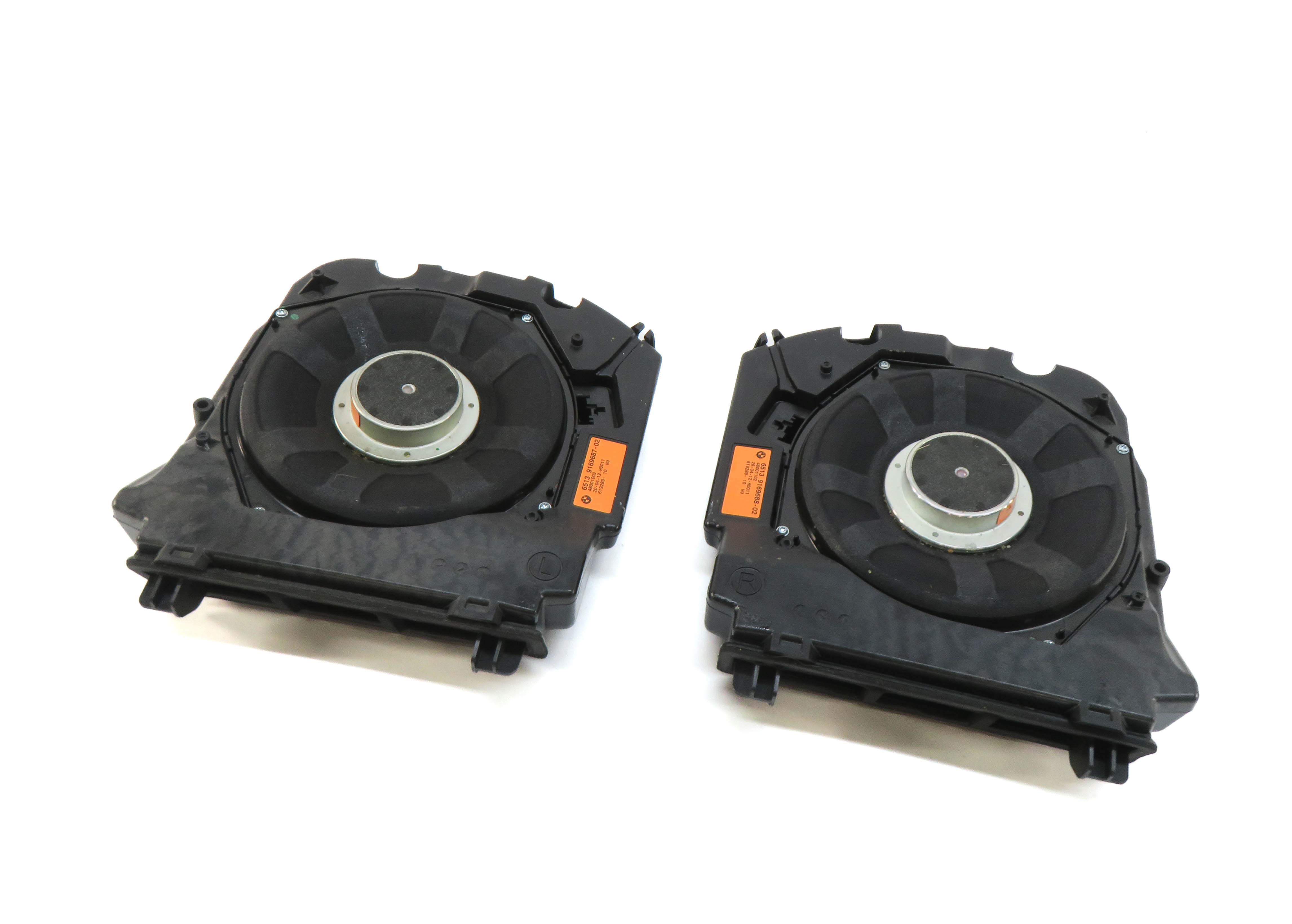 2012 BMW 535Xi (E60) STEREO SUBWOOFER SUB WOOFER SPEAKER SET/2 — exact item pictured