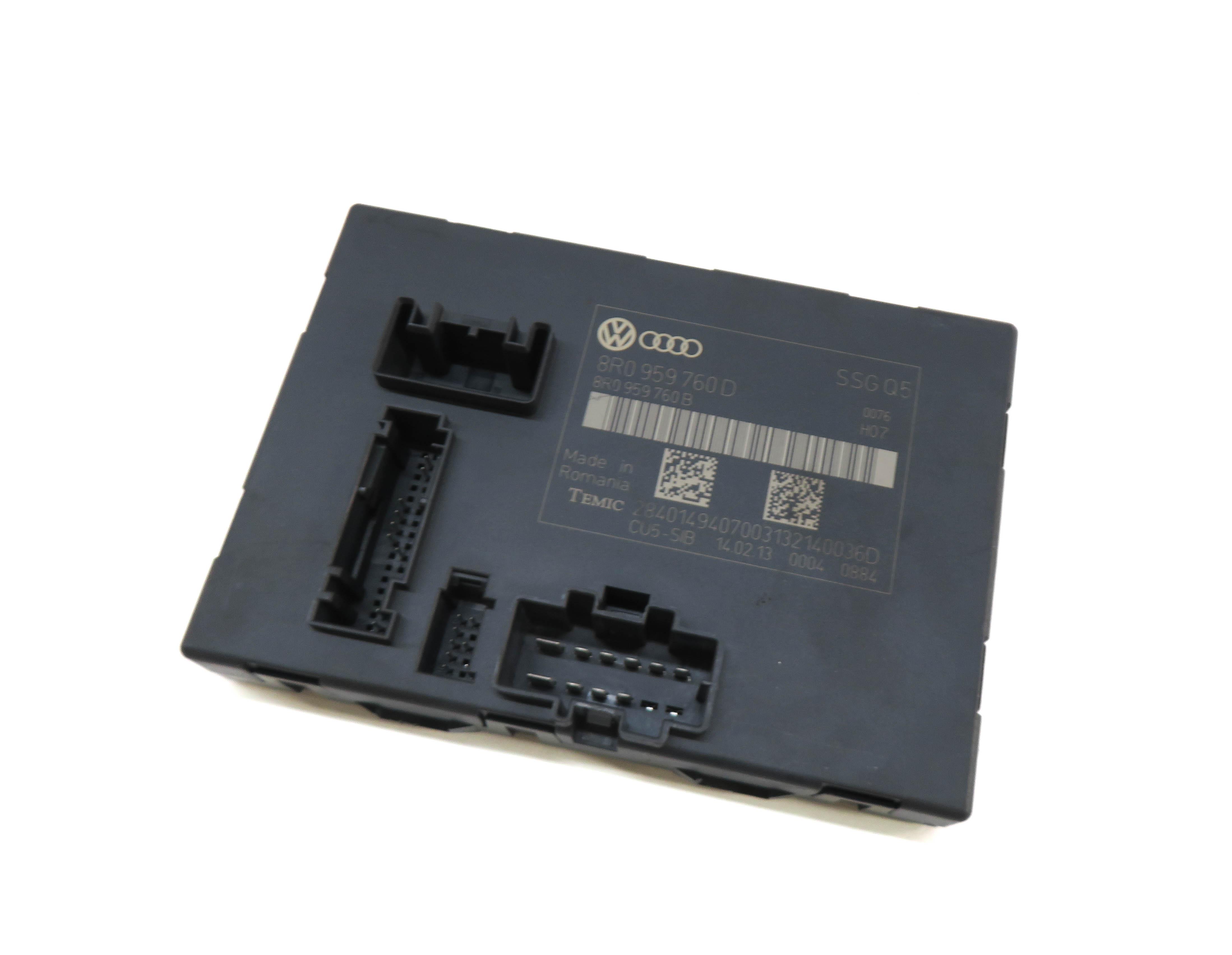 2009-2017 AUDI Q5 (8R) LEFT FRONT DRIVER MEMORY SEAT CONTROL MODULE COMPUTER — exact item pictured