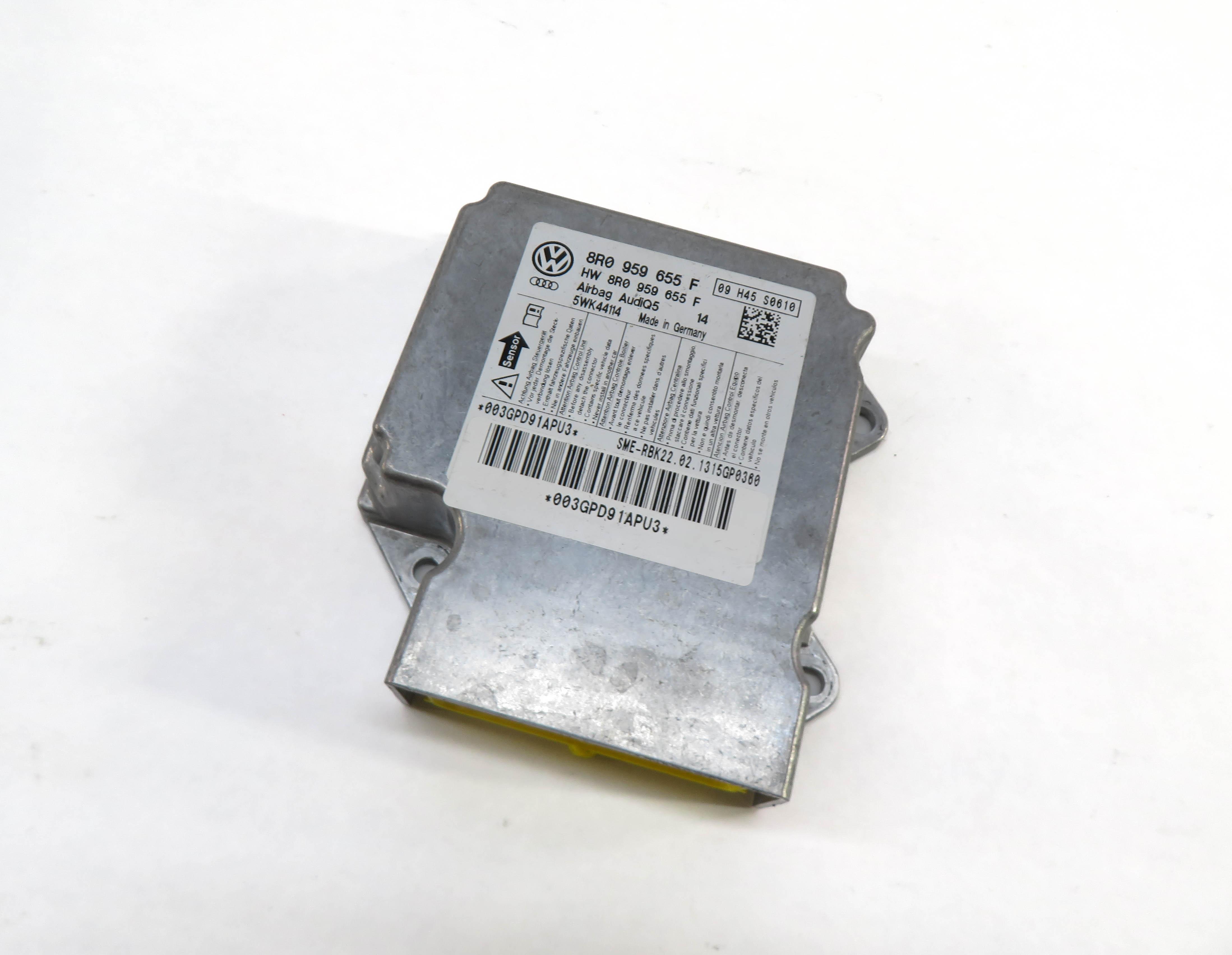 2013-2014 AUDI Q5 SQ5 (B8 8R) SRS BAG CONTROL MODULE — exact item pictured