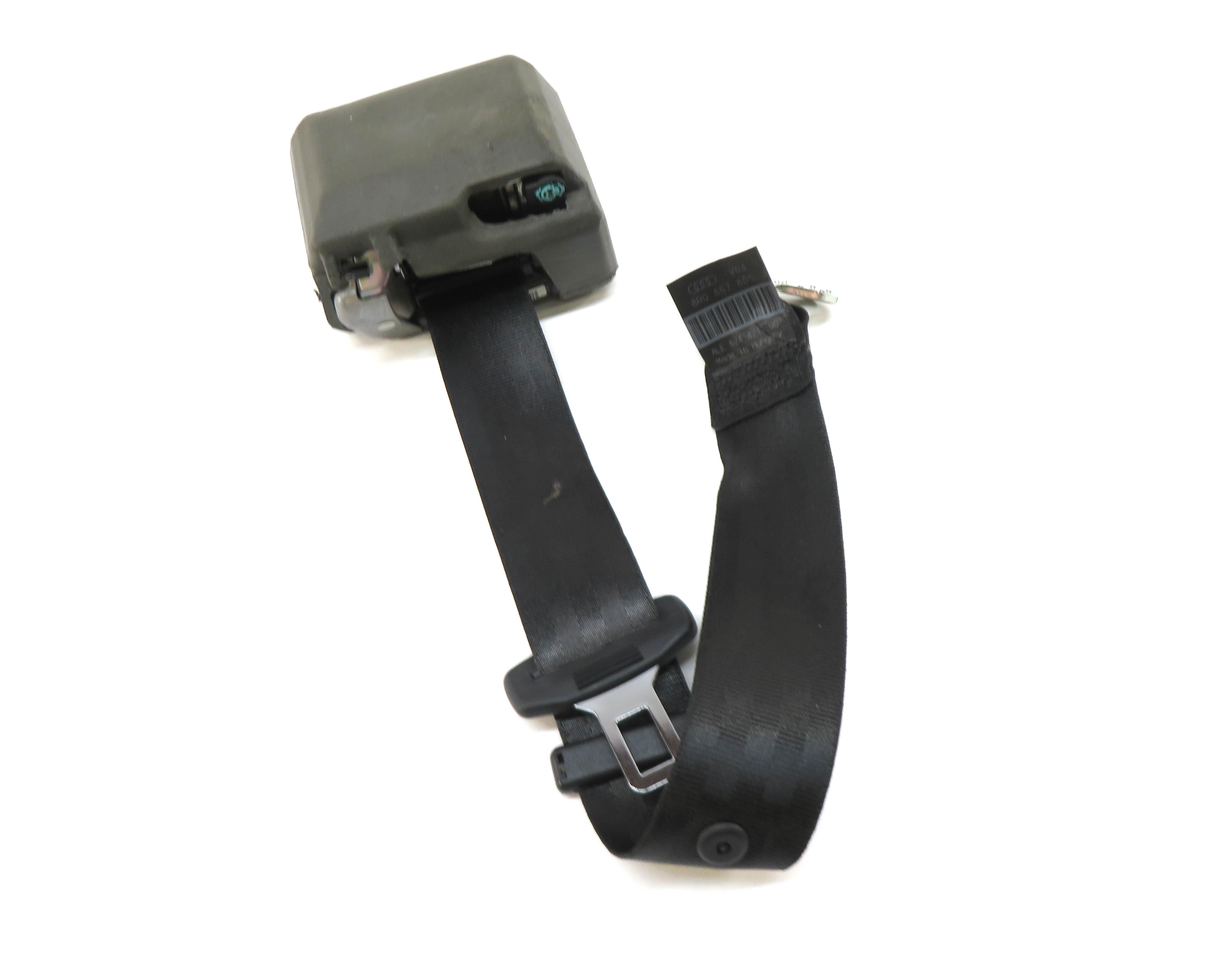 2013 AUDI Q5 (B8 8R) REAR SEAT LEFT SEATBELT SEAT BELT RETRACTOR (BLACK) — exact item pictured