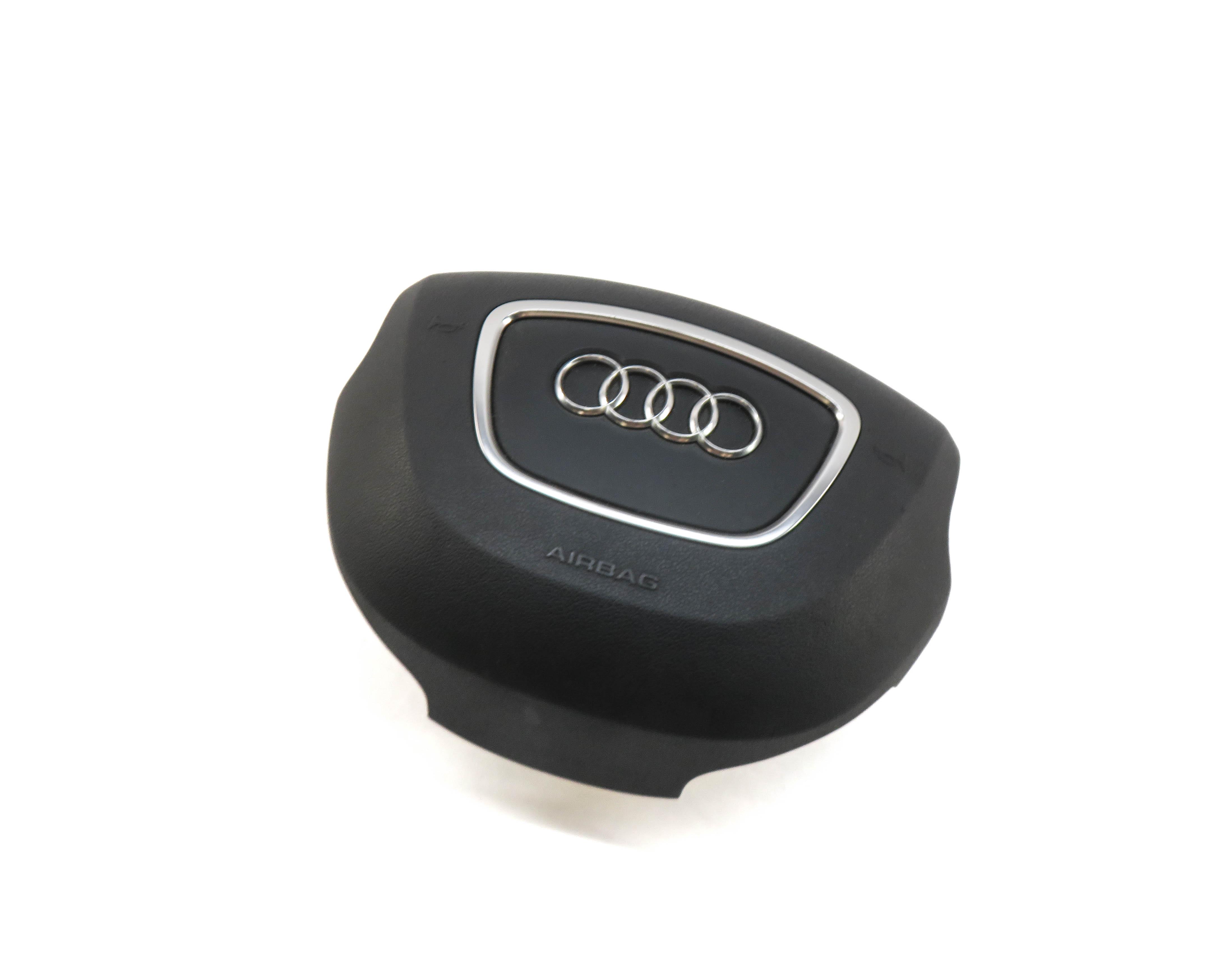 2013-2017 AUDI Q5 SQ5 (B8 8R) STEERING WHEEL AIRBAG AIR BAG (BLACK / NON SPORT) — exact item pictured