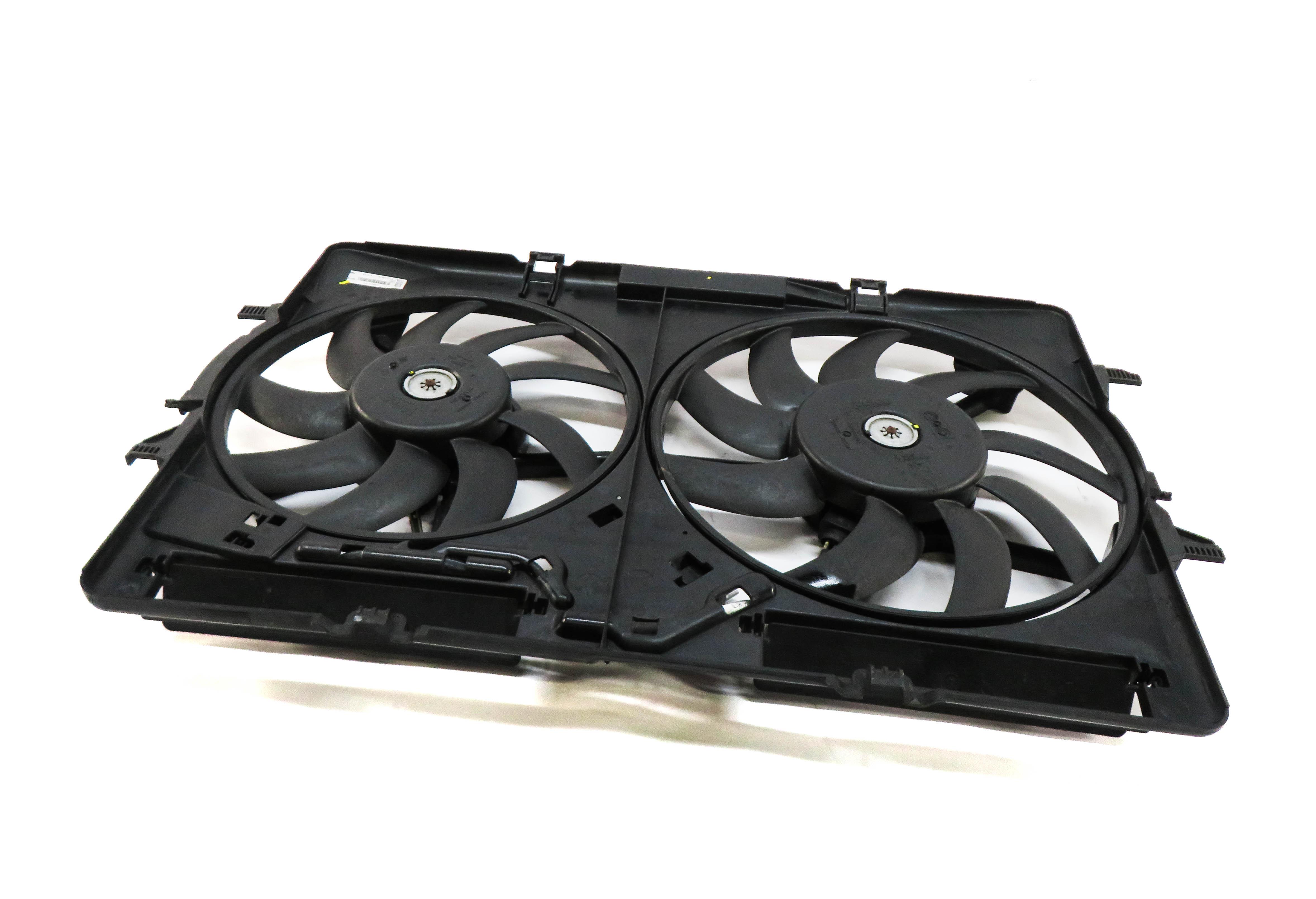 09-17 AUDI A4 A5 Q5 S4 (B8 8T 8R) 2.0L 3.0L 3.2L RADIATOR COOLING FAN w/ SHROUD — exact item pictured