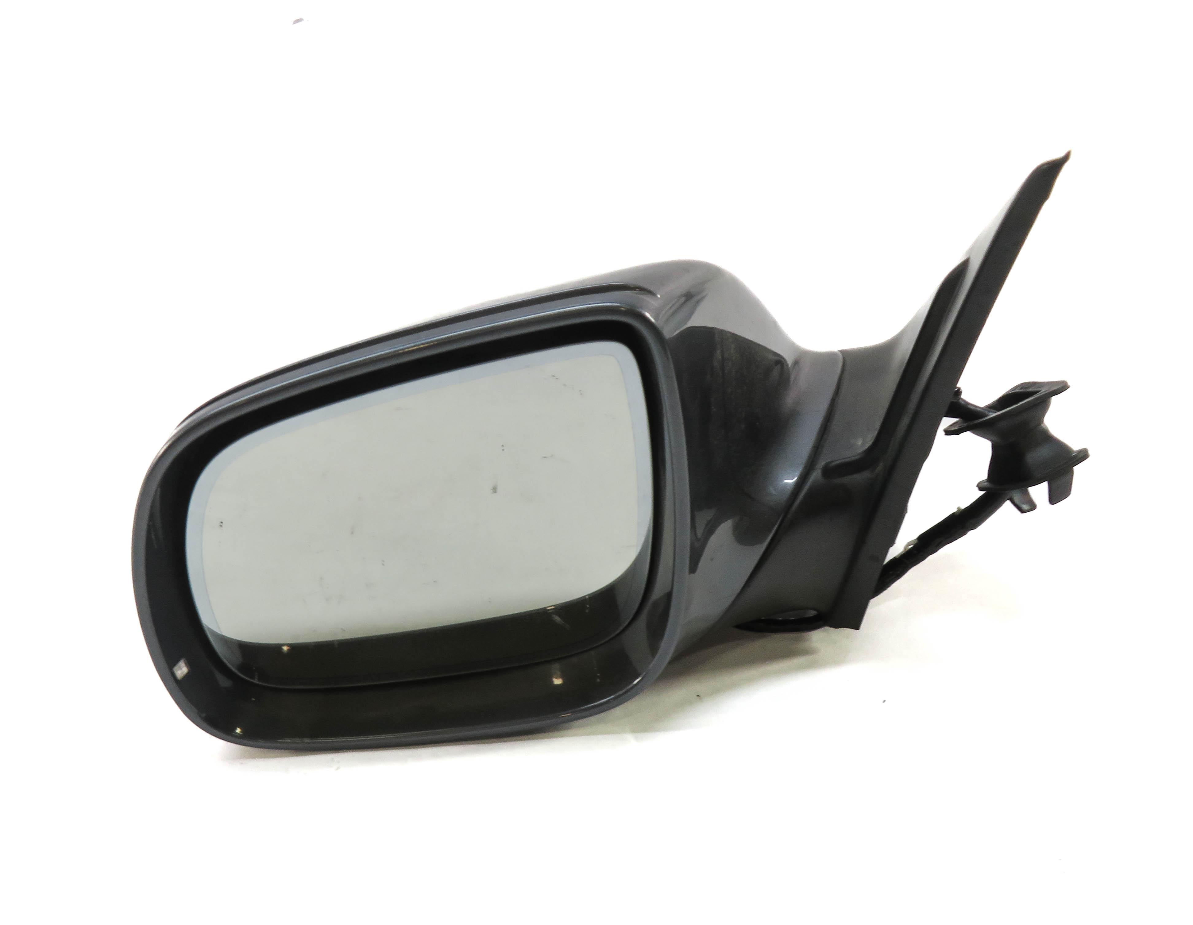 09-14 AUDI Q5 (8R) LEFT P-FOLD HEAT AUTODIM MEMORY DOOR MIRROR w/ LIGHT (GRAY) — exact item pictured