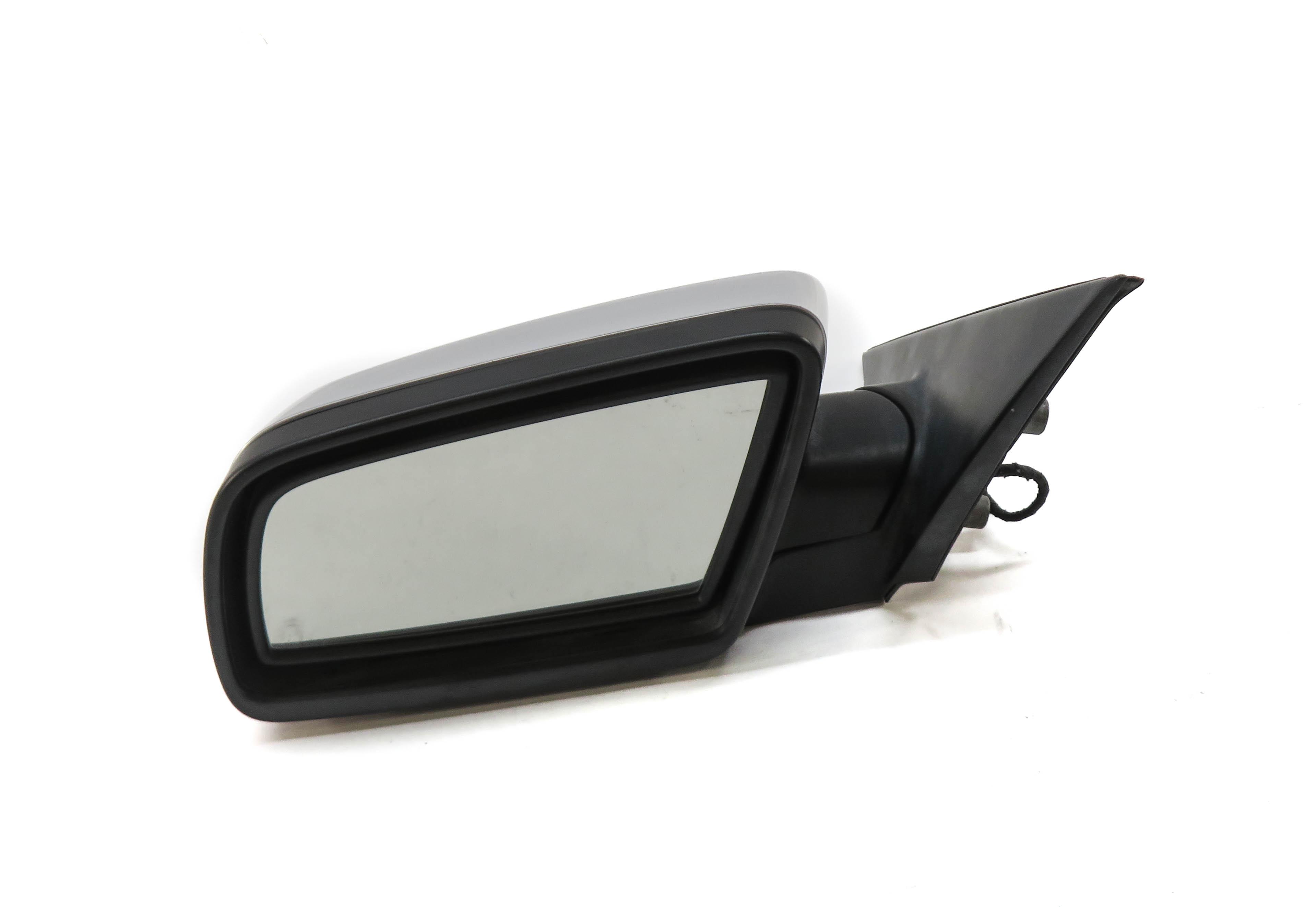 06-10 BMW 5 SERIES E60 LEFT DRIVER DOOR MIRROR P-FOLD HEAT MEMORY AUTODIM SILVER — exact item pictured