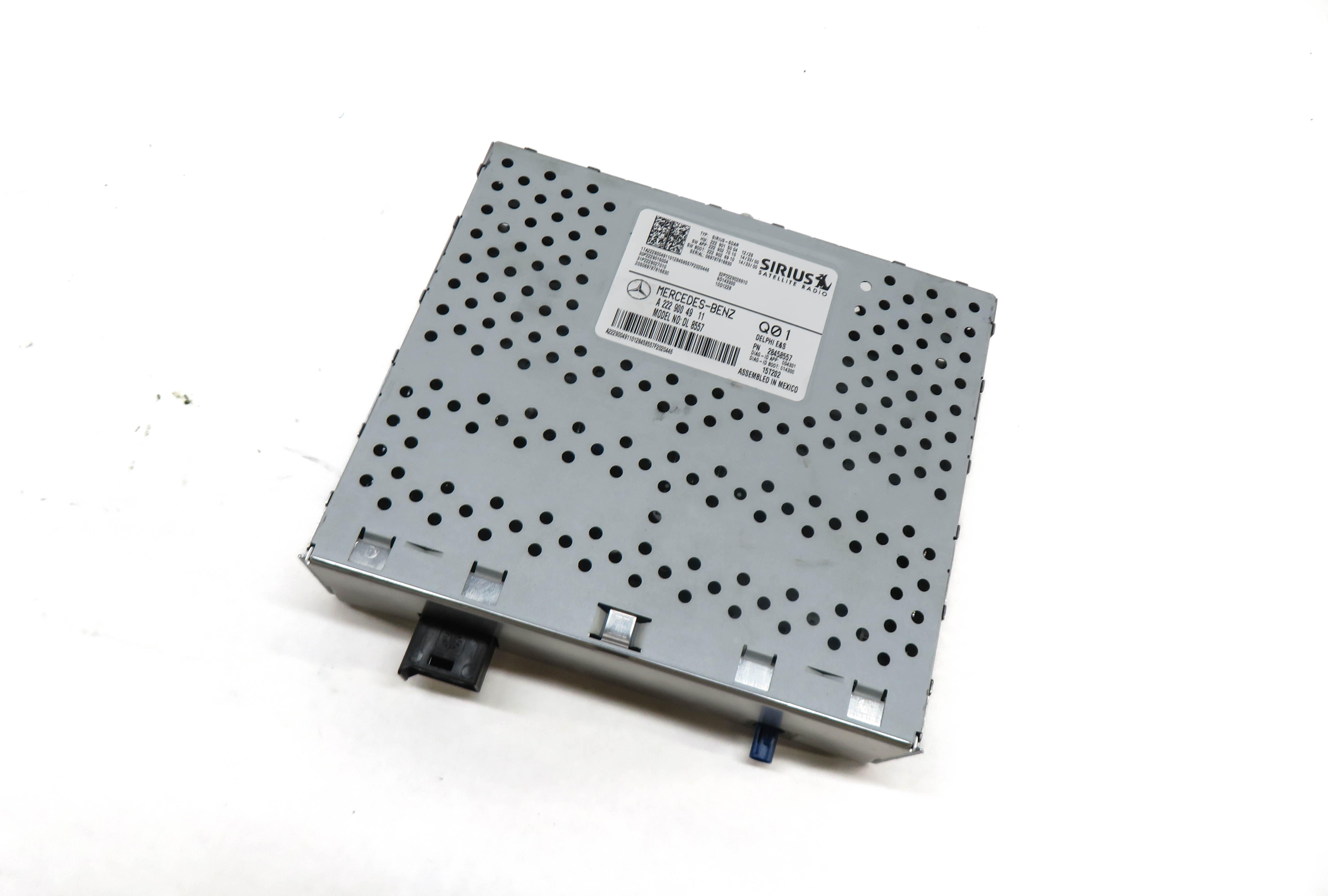 13-20 MERCEDES B CLA E GL GLA GLE (C117 X156 X166) SIRUIS SATELLITE RADIO MODULE — exact item pictured