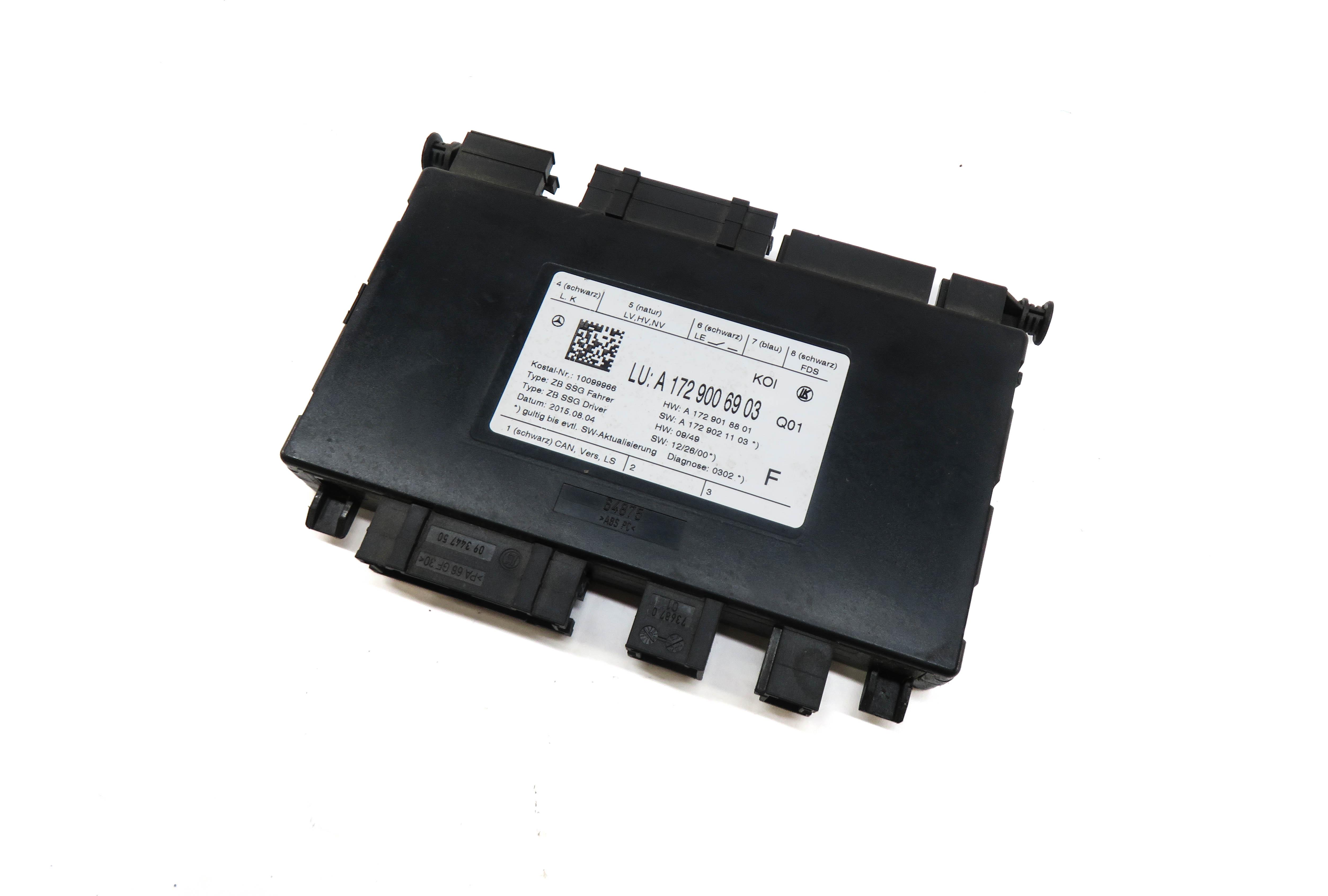 2010-2018 MERCEDES E CLS CLASS (W212 W218) LEFT FRONT DRIVER SEAT CONTROL MODULE — exact item pictured