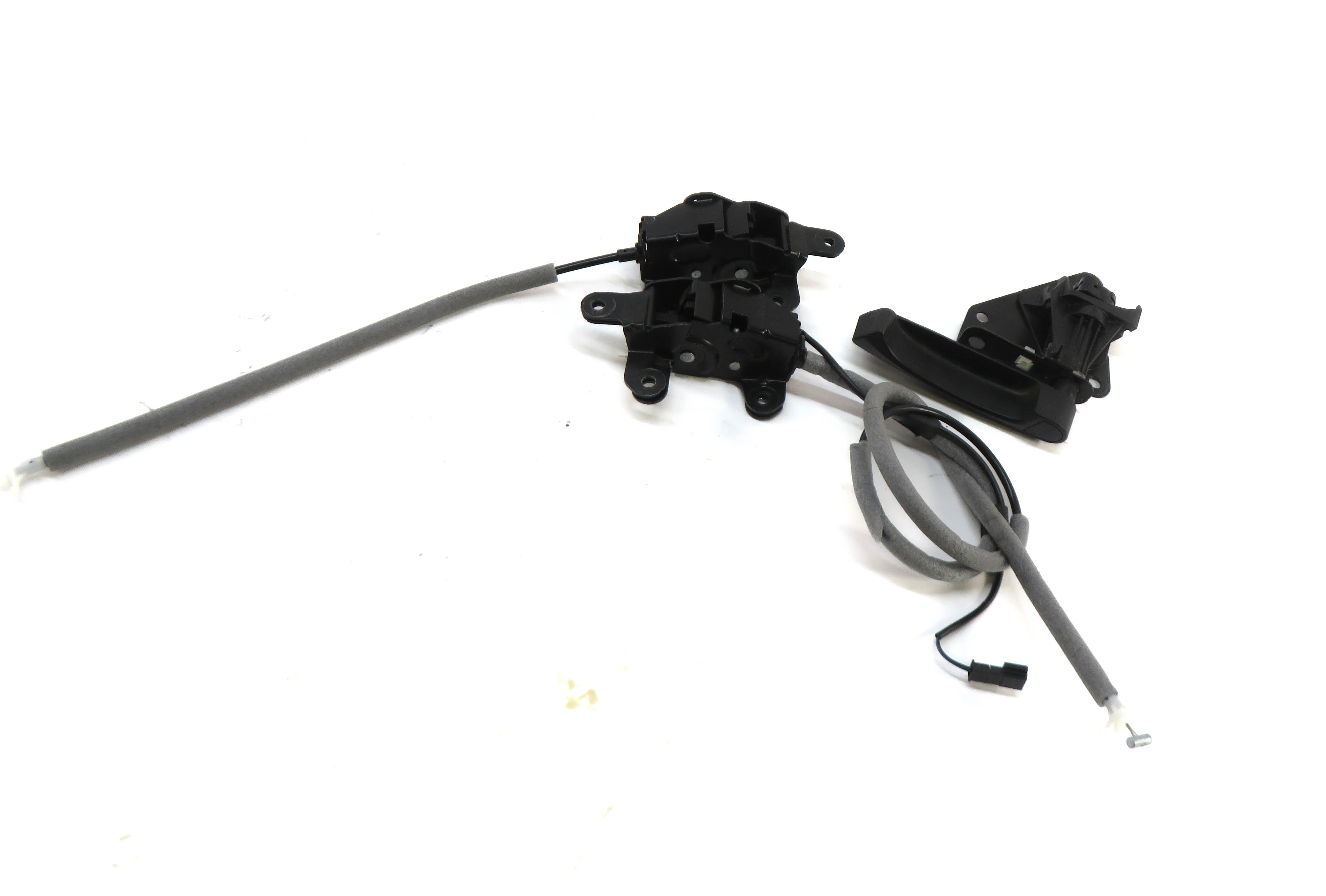 2013 BMW X5 (E70) REAR TRUNK TAILGATE LOCK LATCH ACTUATOR SET w/ RELEASE HANDLE — exact item pictured