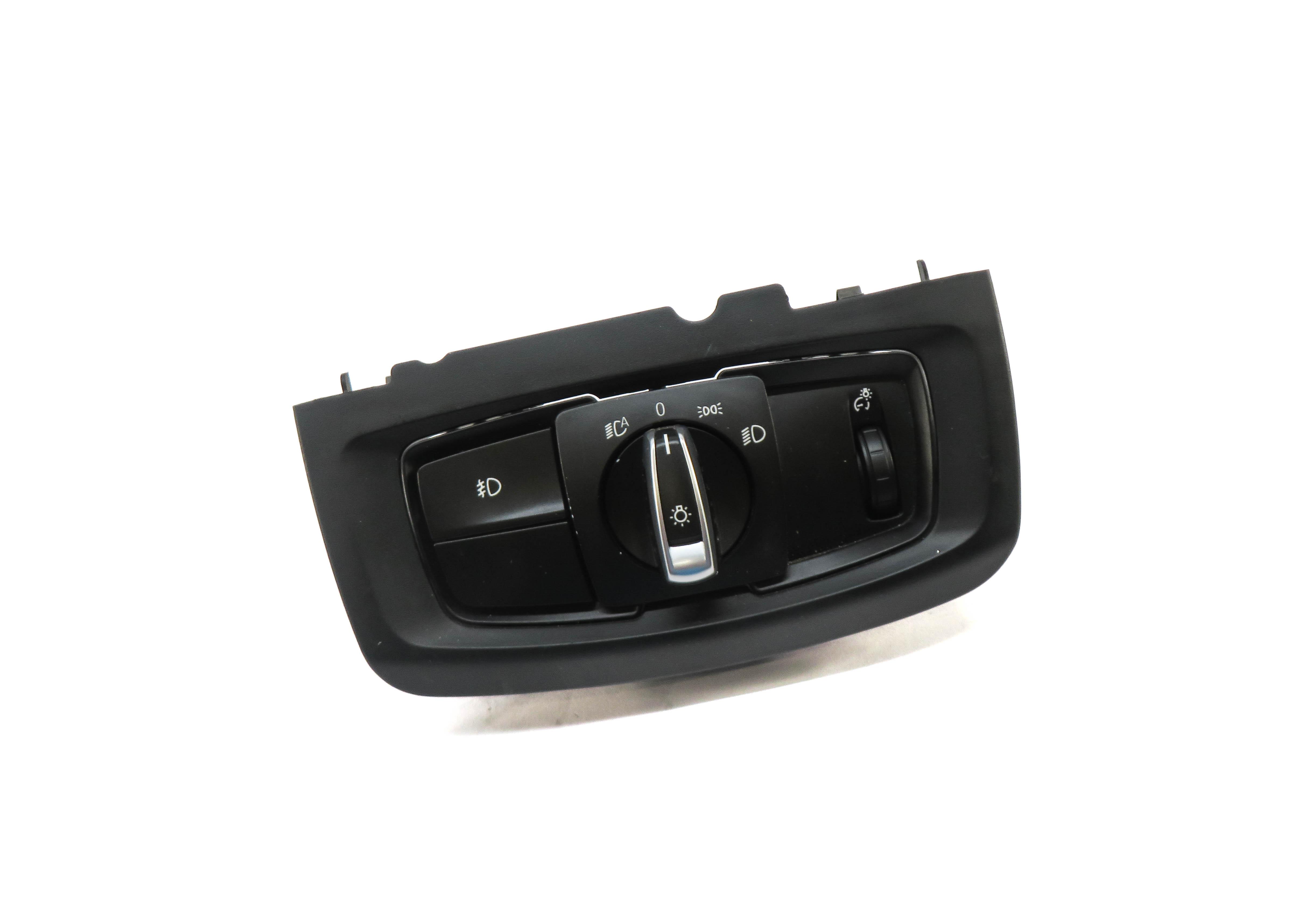 2014-2018 BMW X5 (F15) HEADLIGHT SWITCH CONTROL (BLACK TRIM) — exact item pictured