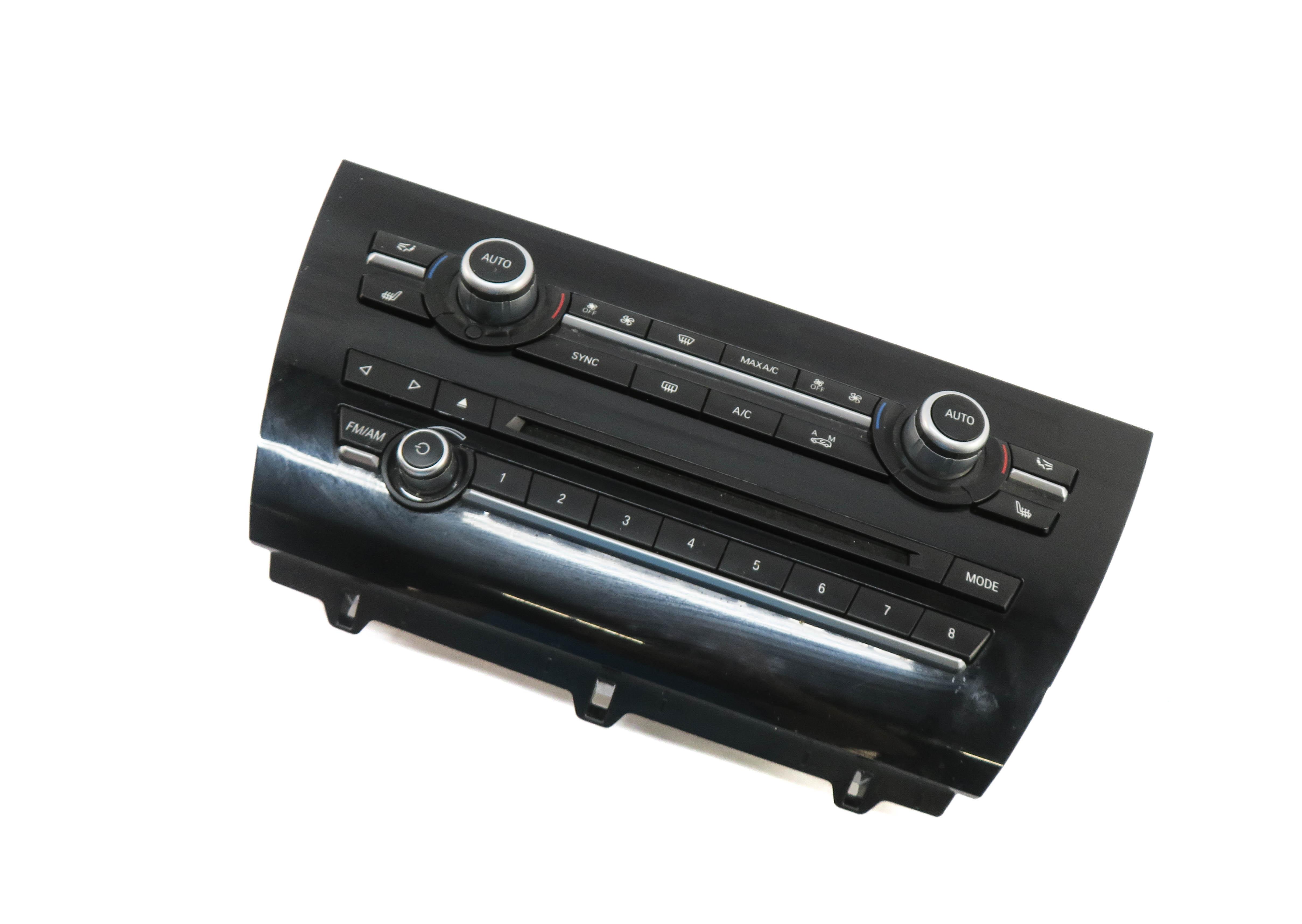 2014-2018 BMW X5 (F15 F85) FRONT HEATER A/C TEMPERATURE CLIMATE CONTROL PANEL — exact item pictured