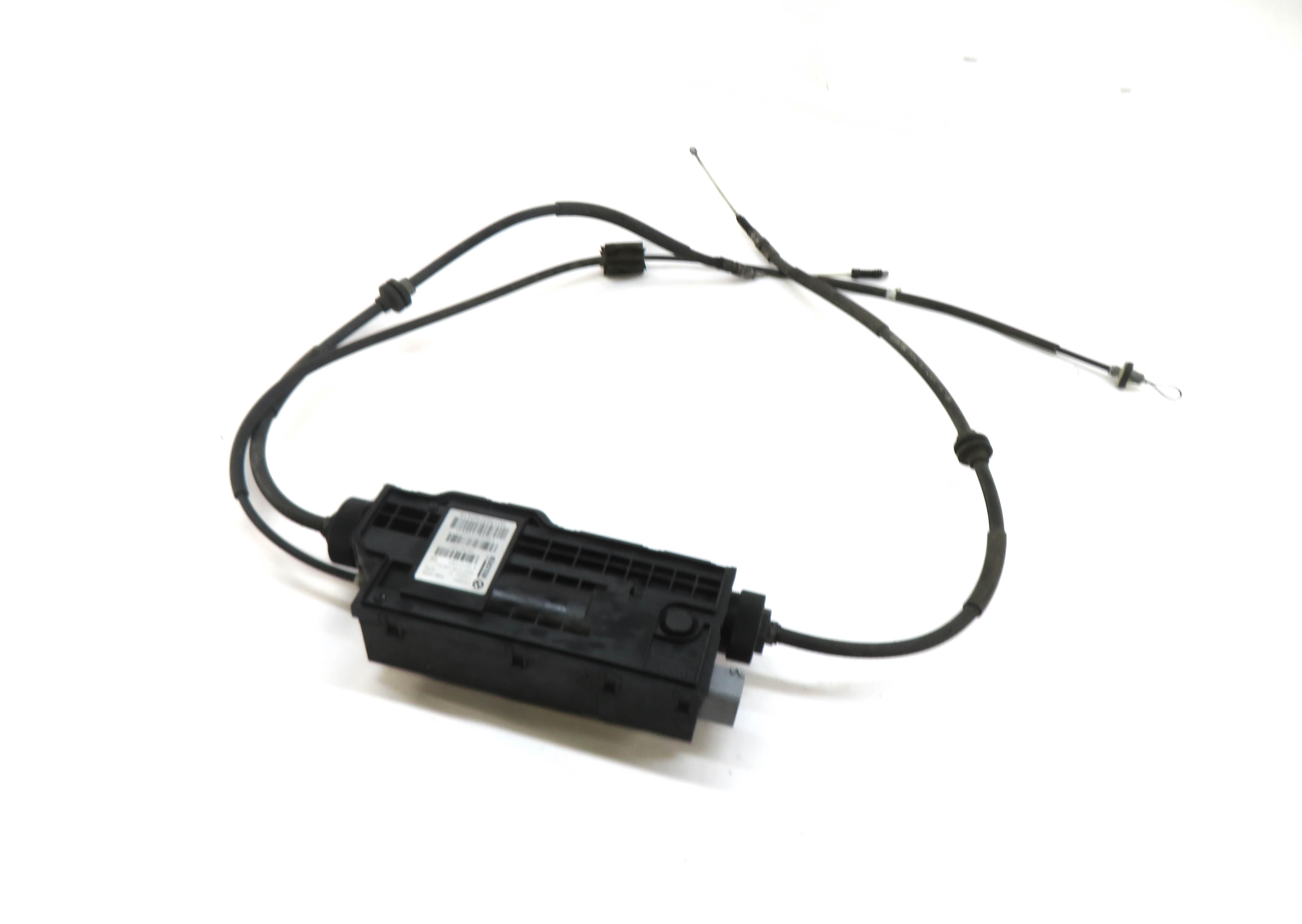 2014 BMW X5 (F15) PARKING BRAKE ACTUATOR MOTOR w/ CABLES — exact item pictured