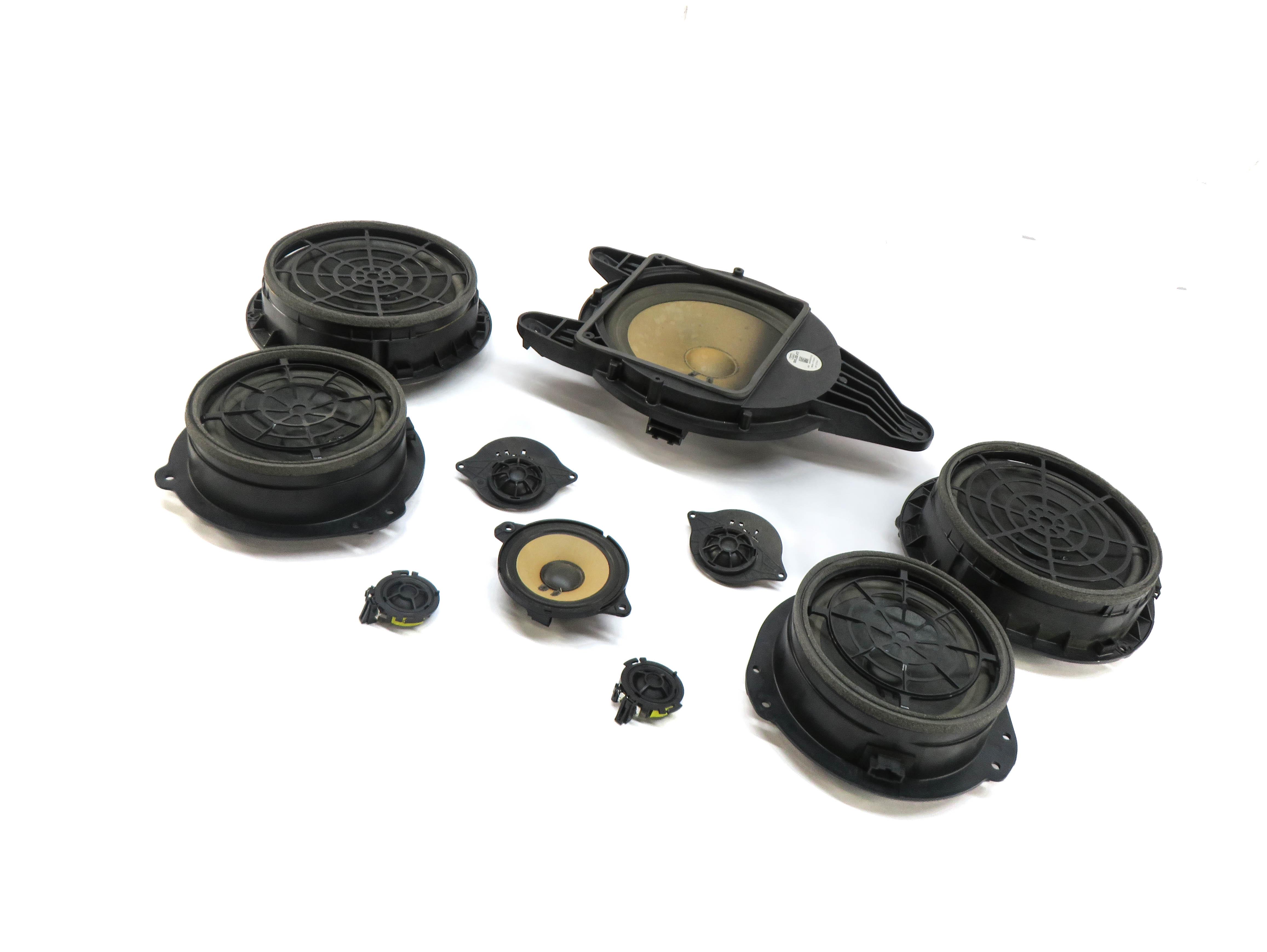 2017 AUDI A4 (B9 8W) RADIO STEREO AUDIO SUB SUBWOOFER TWEETER SPEAKER SET — exact item pictured