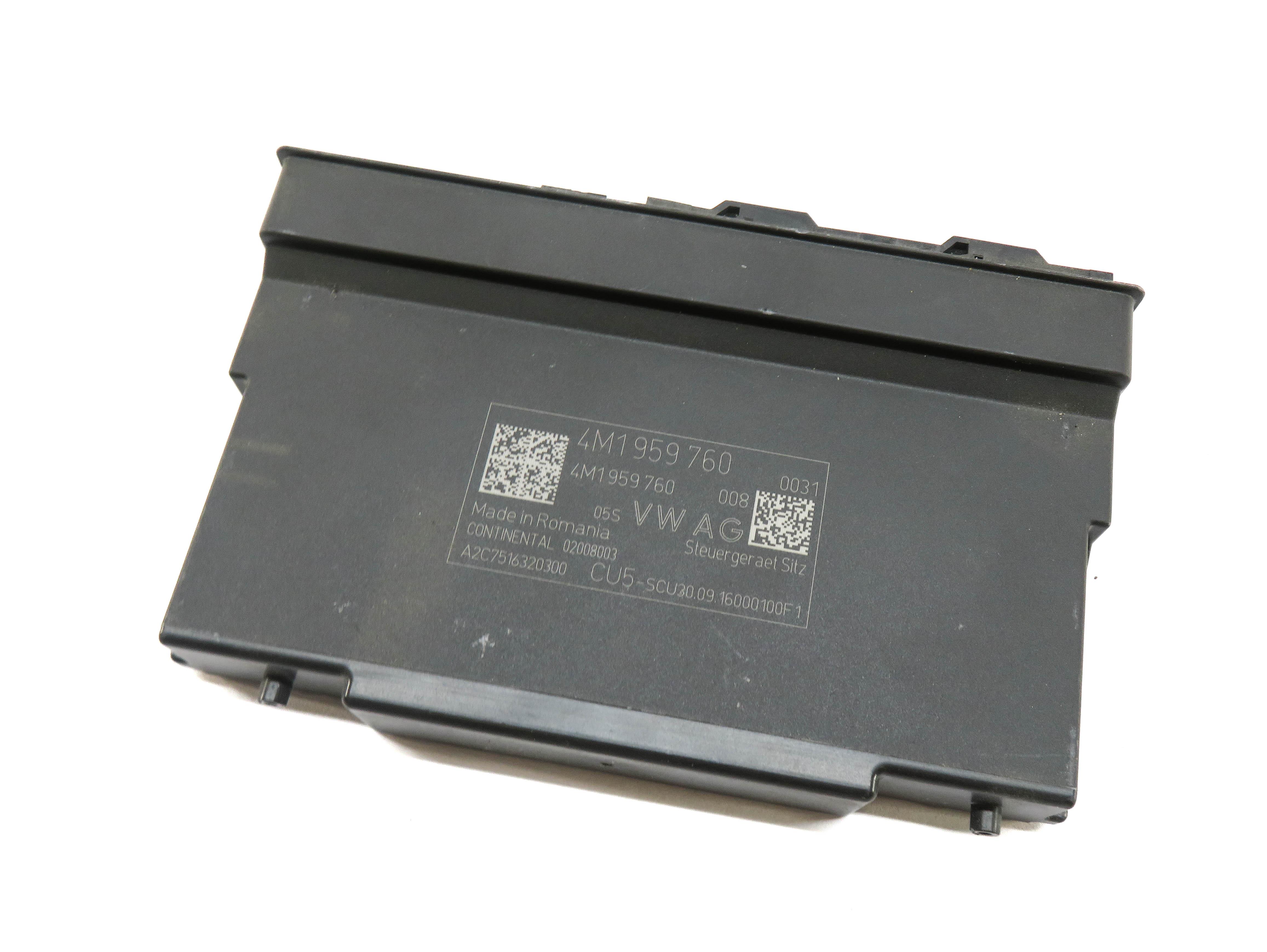 2017 AUDI A4 (B9 8W) LEFT FRONT DRIVER SEAT CONTROL MODULE — exact item pictured