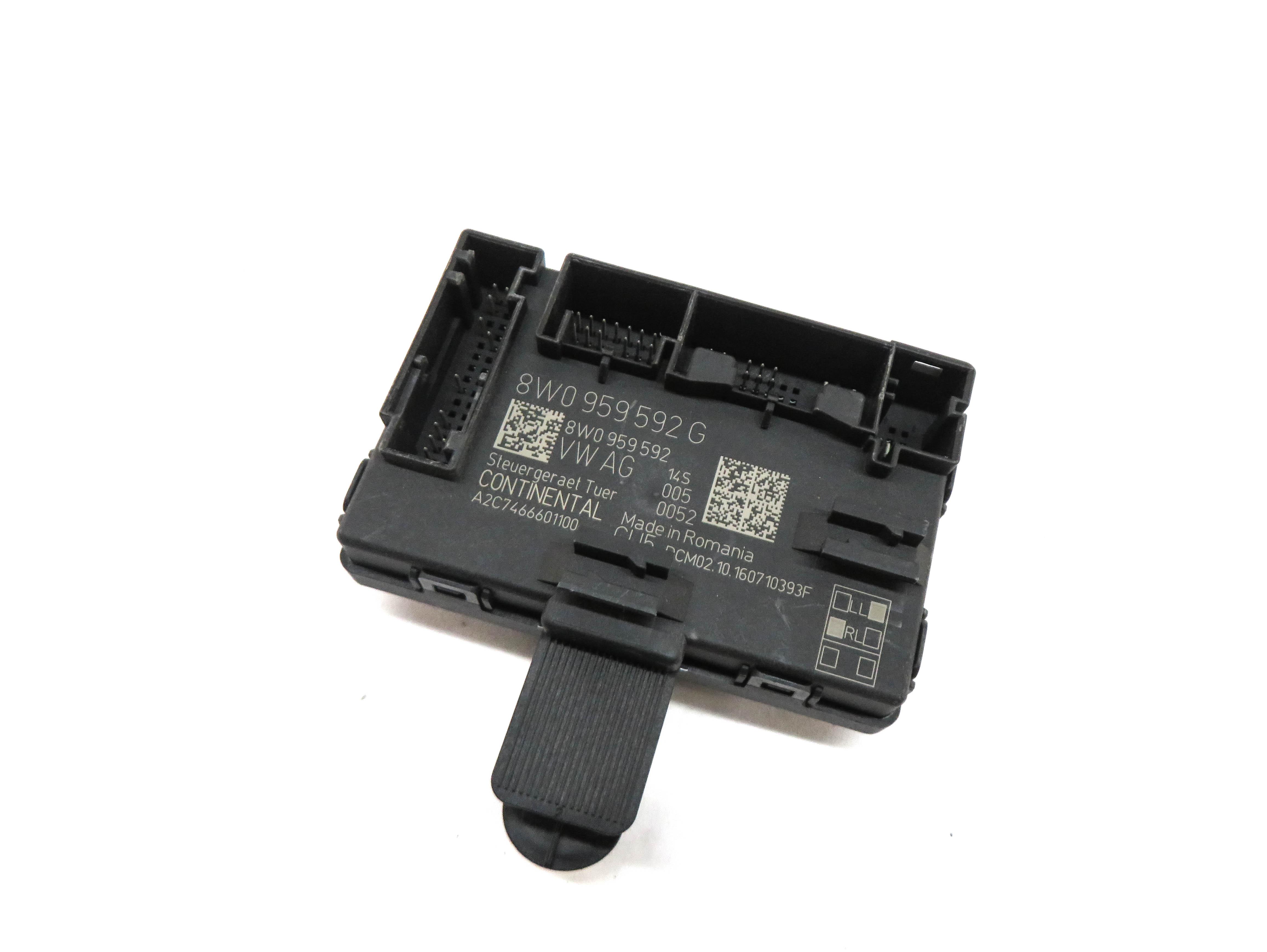 2017 AUDI A4 (B9 8W) RIGHT FRONT PASSENGER DOOR CONTROL MODULE — exact item pictured