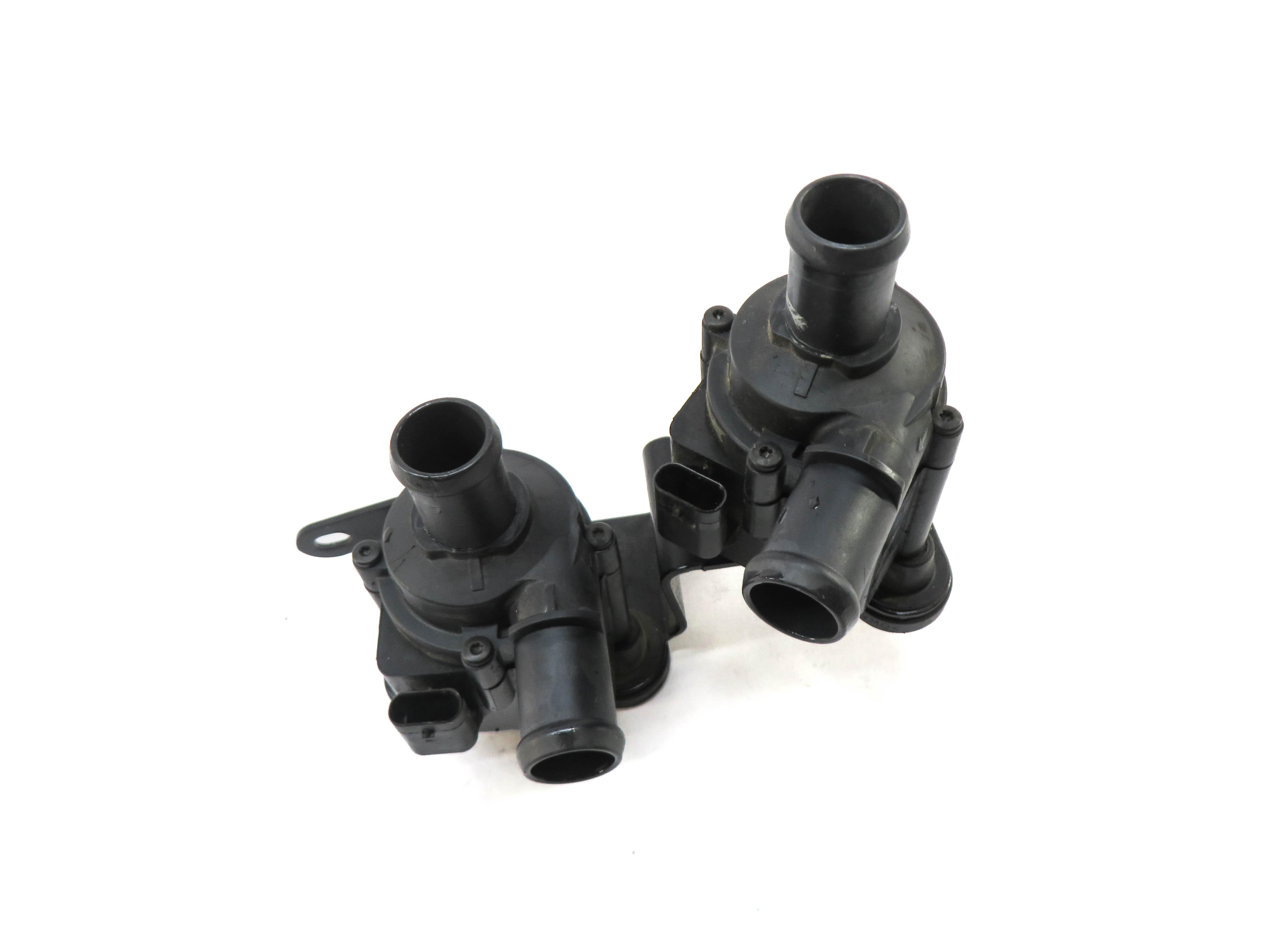 2017 AUDI A4 (B9 8W) 2.0L CYMC TURBO ENGINE AUXILIARY WATER PUMP SET w/ BRACKET — exact item pictured