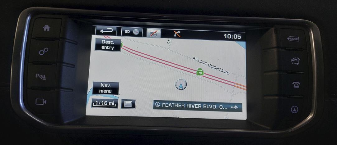 2016 RANGE ROVER EVOQUE (L538) RADIO STEREO GPS NAVIGATION MEDIA DISPLAY SCREEN — exact item pictured