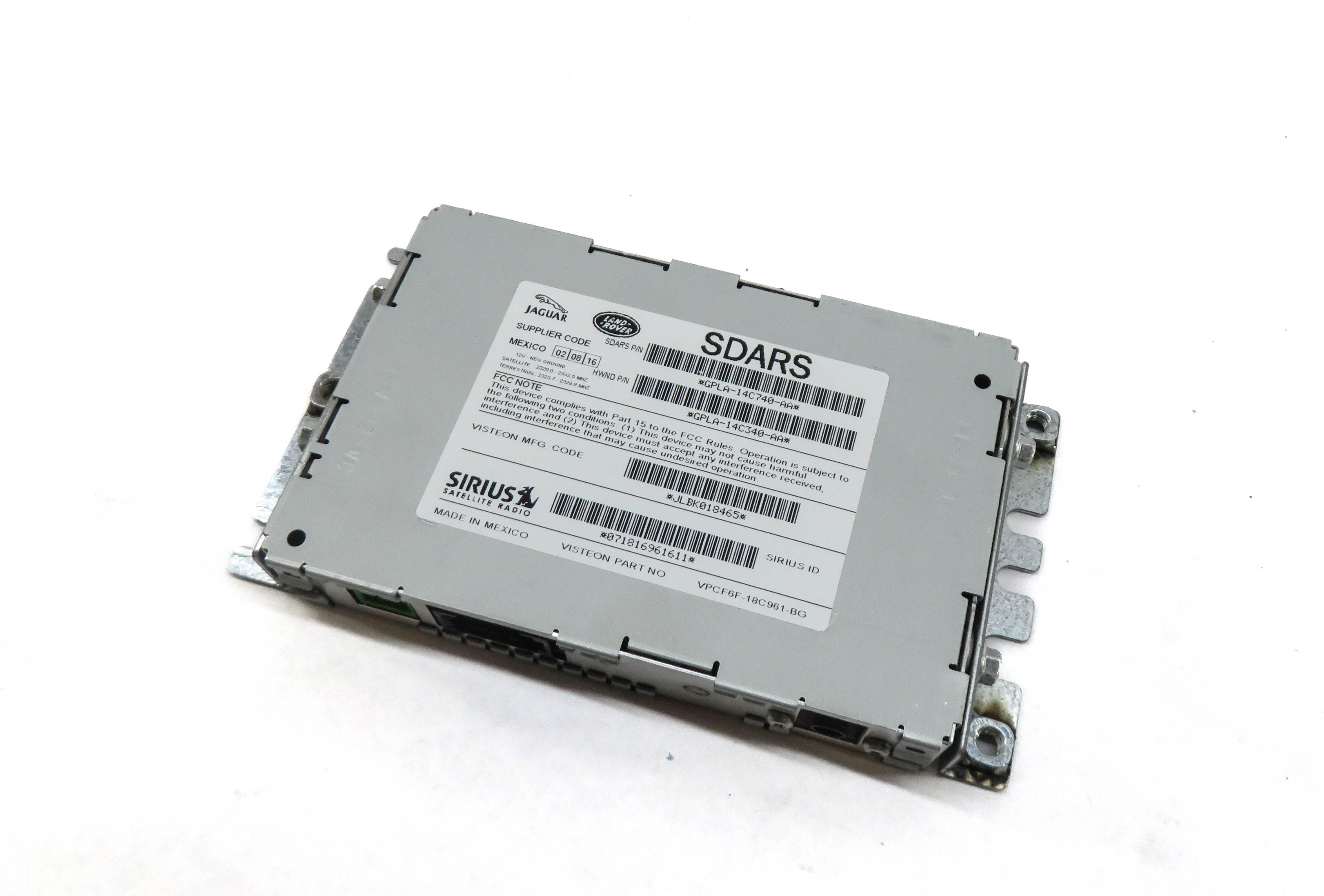 13-19 DISCOVERY SPORT LR4 RANGE ROVER SPORT EVOQUE - SIRIUS SATELLITE RECEIVER — exact item pictured