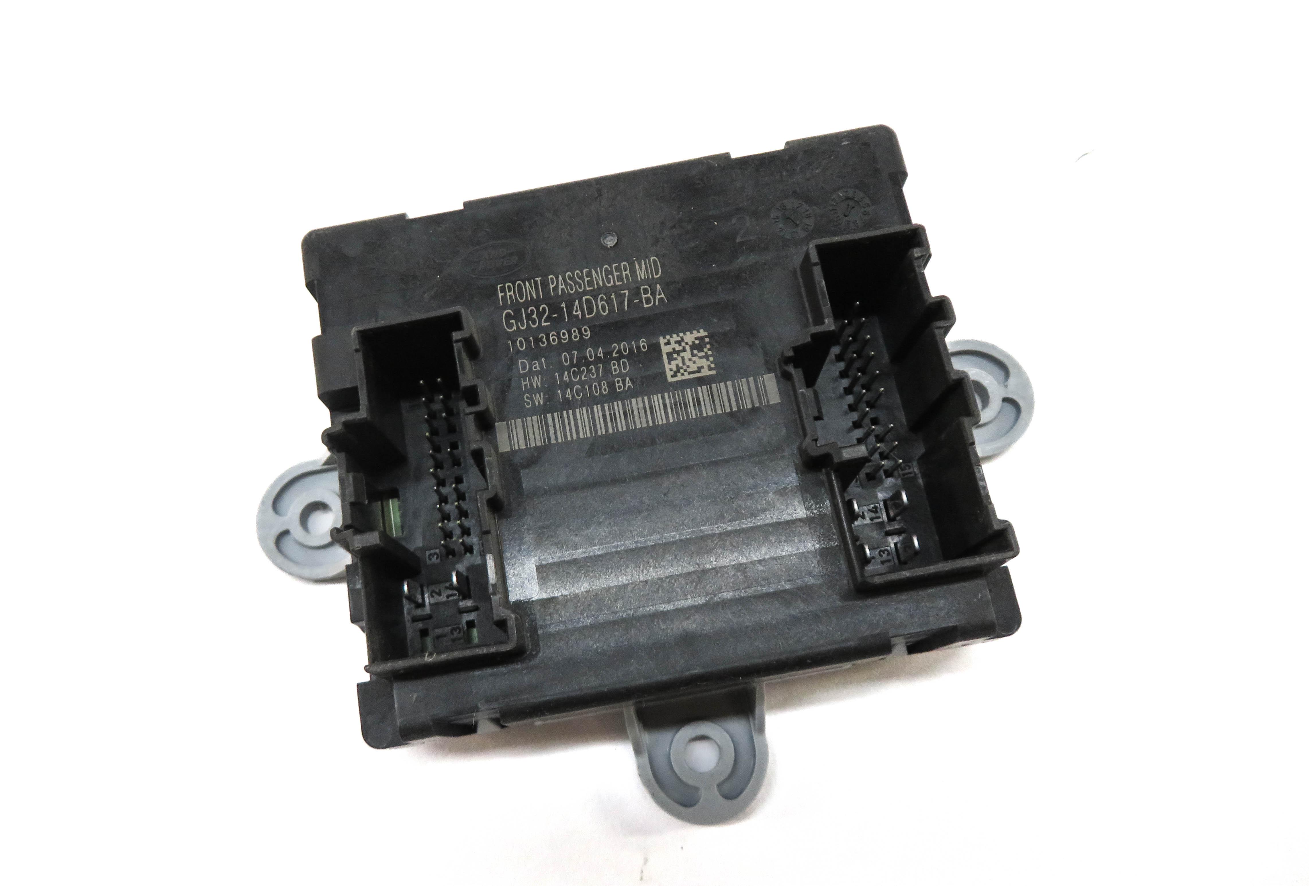2016 RANGE ROVER EVOQUE (L538) RIGHT FRONT PASSENGER DOOR CONTROL MODULE — exact item pictured