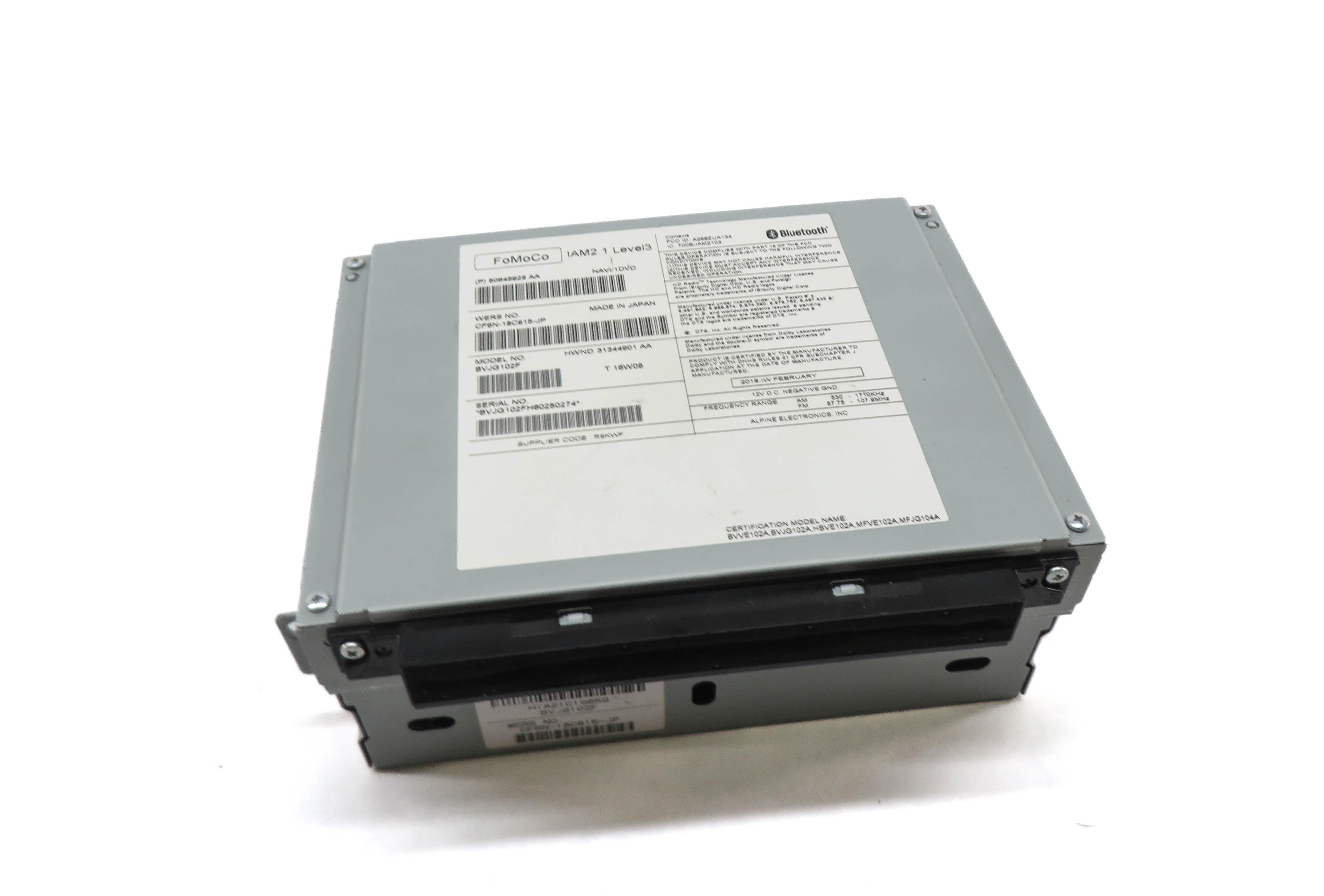 2016 RANGE ROVER EVOQUE (L538) RADIO STEREO CD PLAYER NAVIGATION RECEIVER — exact item pictured