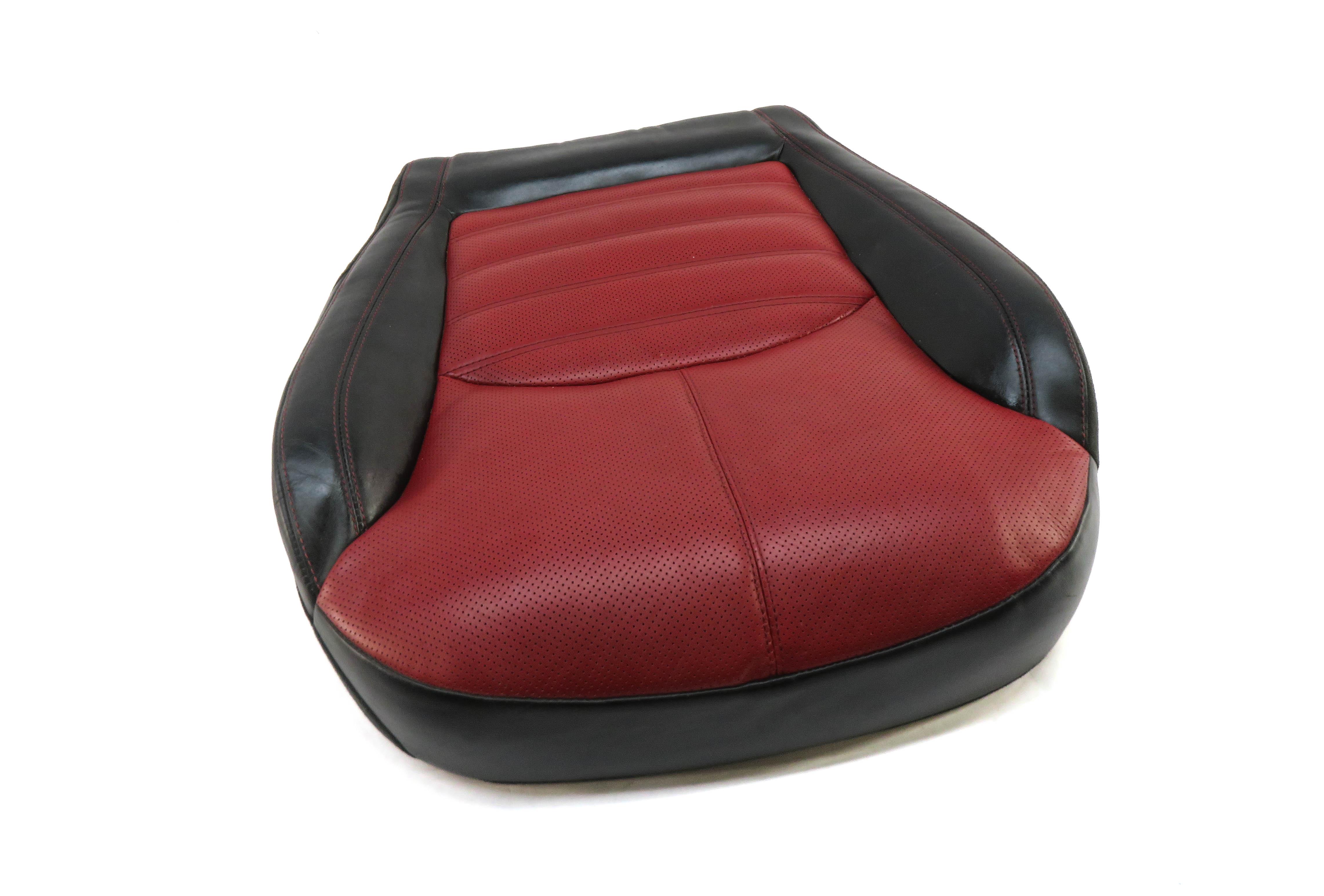 2016 RANGE ROVER EVOQUE (L538) PASSENGER BOTTOM HEATED SEAT CUSHION (BLACK RED) — exact item pictured