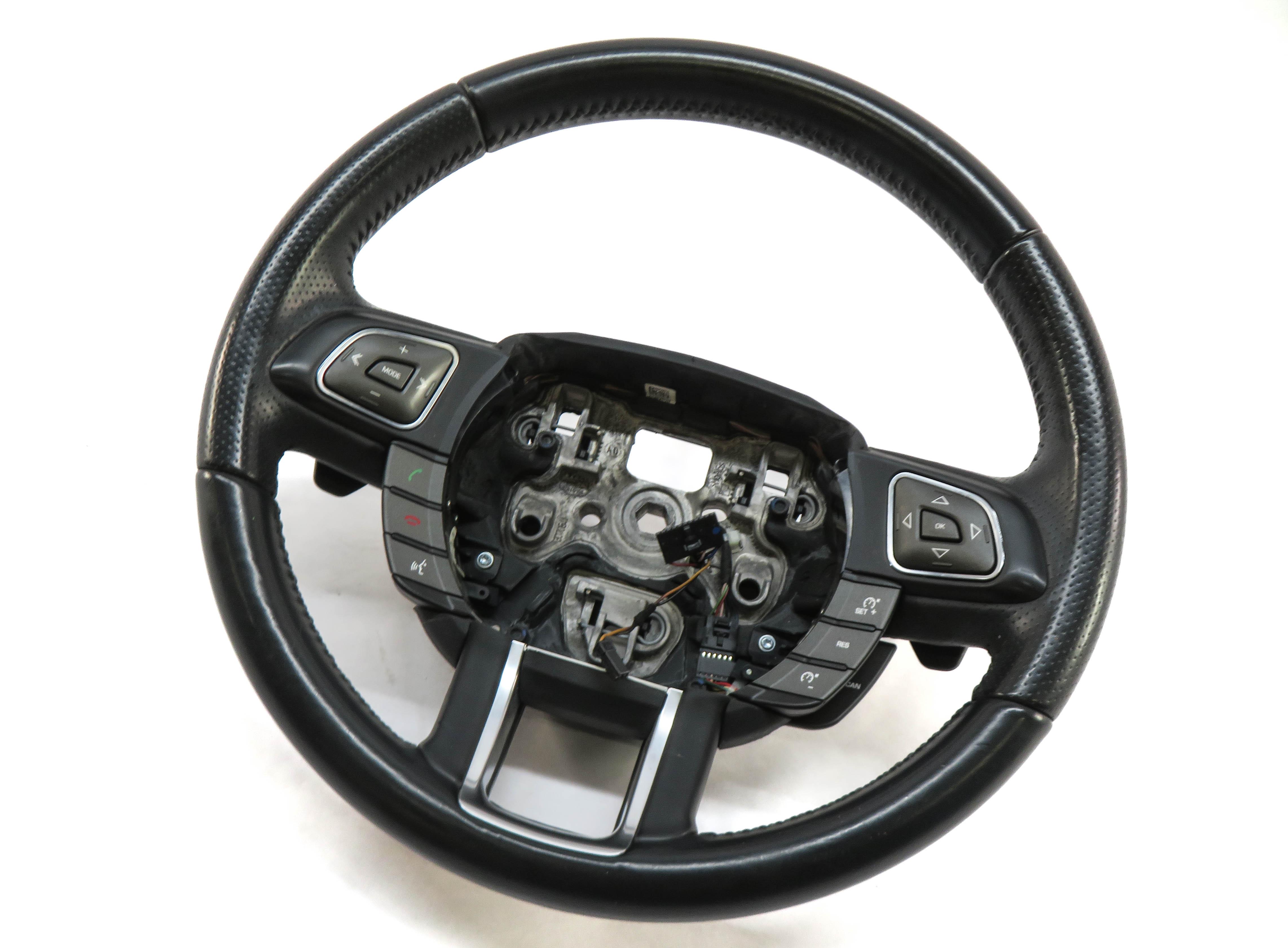 2012-2019 RANGE ROVER EVOQUE (L538) DRIVER SPORT STEERING WHEEL w/ PADDLE SHIFT — exact item pictured