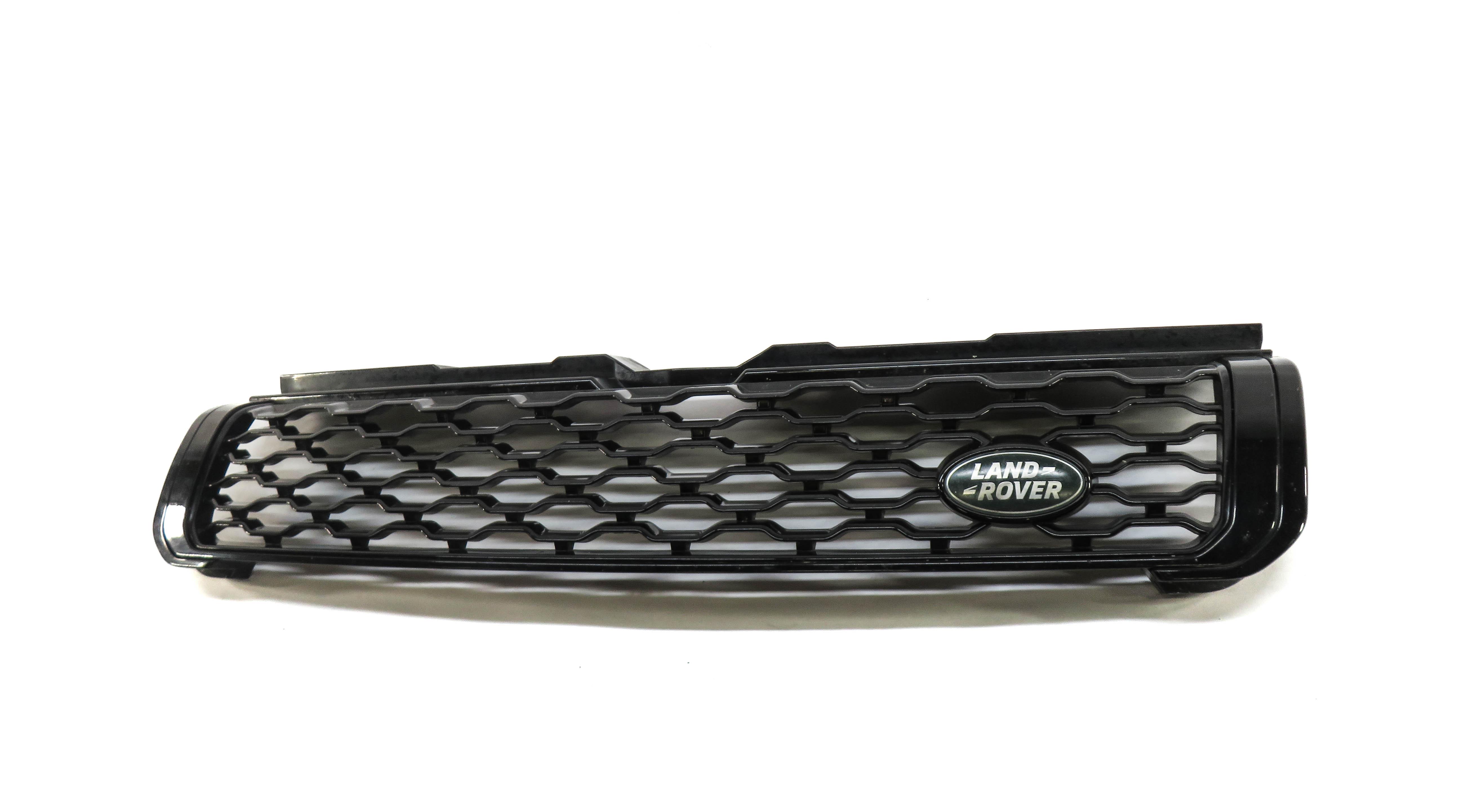 16-19 RANGE ROVER EVOQUE (L538) FRONT HOOD CENTER AIR VENT GRILLE TRIM (BLACK) — exact item pictured