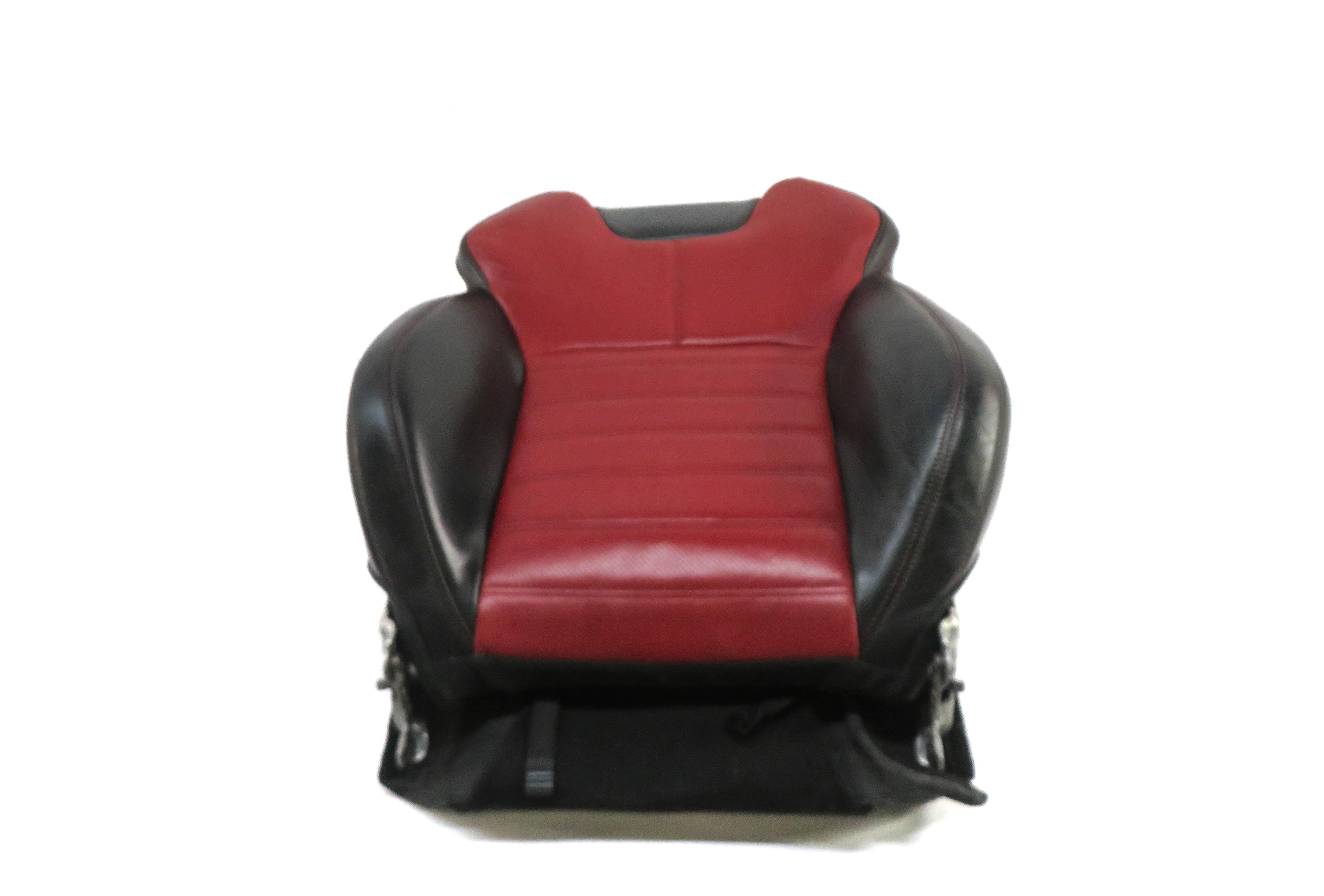 2016 RANGE ROVER EVOQUE (L538) DRIVER UPPER TOP HEATED SEAT CUSHION (BLACK RED) — exact item pictured