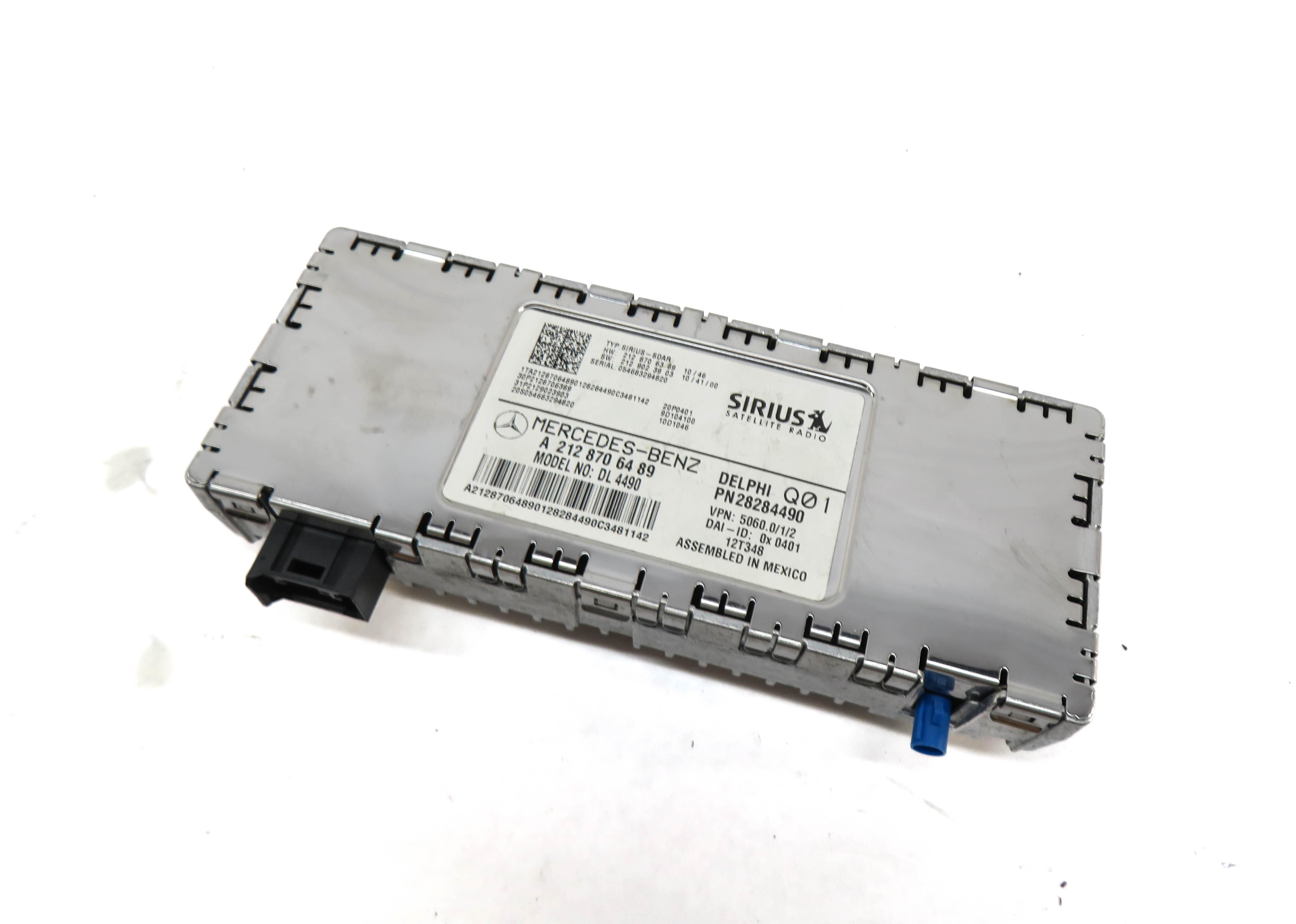 2010-2016 MERCEDES B C E ML SL CLS (W204 W166 W212 X204) SIRIUS SATELLITE MODULE — exact item pictured