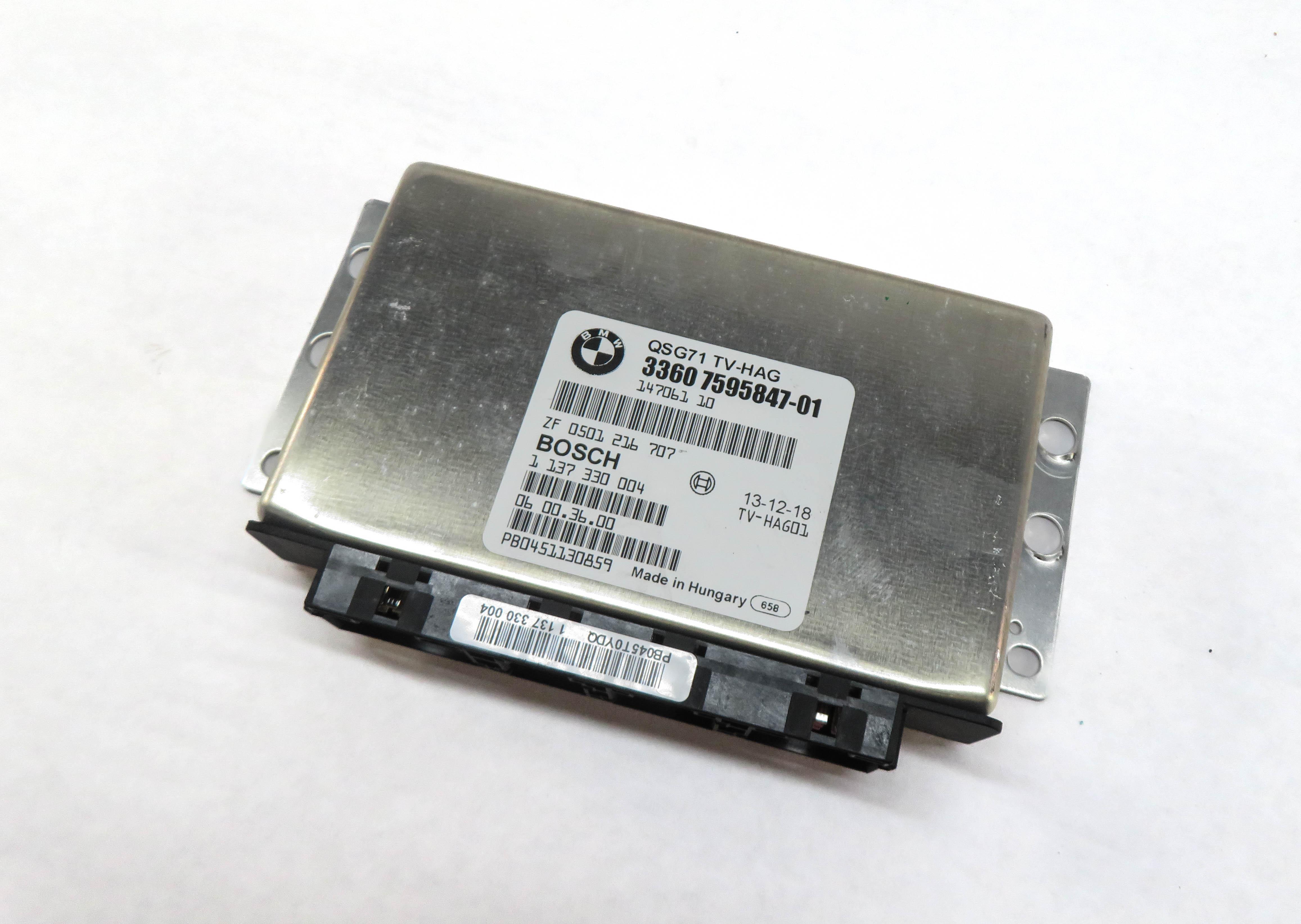2010-2014 BMW X5M X6 X6M ///M (E70 E71) REAR LOCKING DIFFERENTIAL CONTROL MODULE — exact item pictured